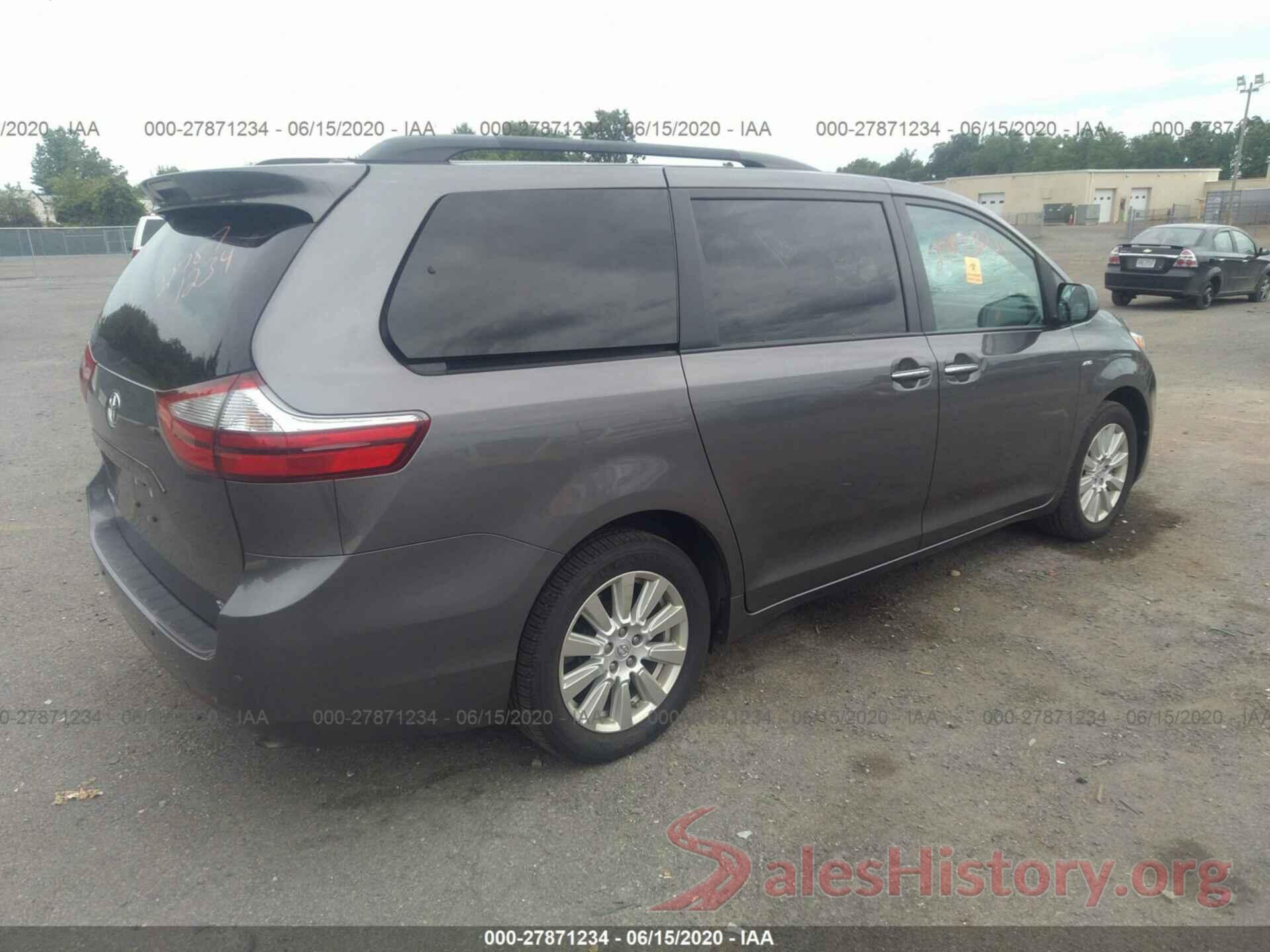 5TDDZ3DC1HS168722 2017 Toyota Sienna