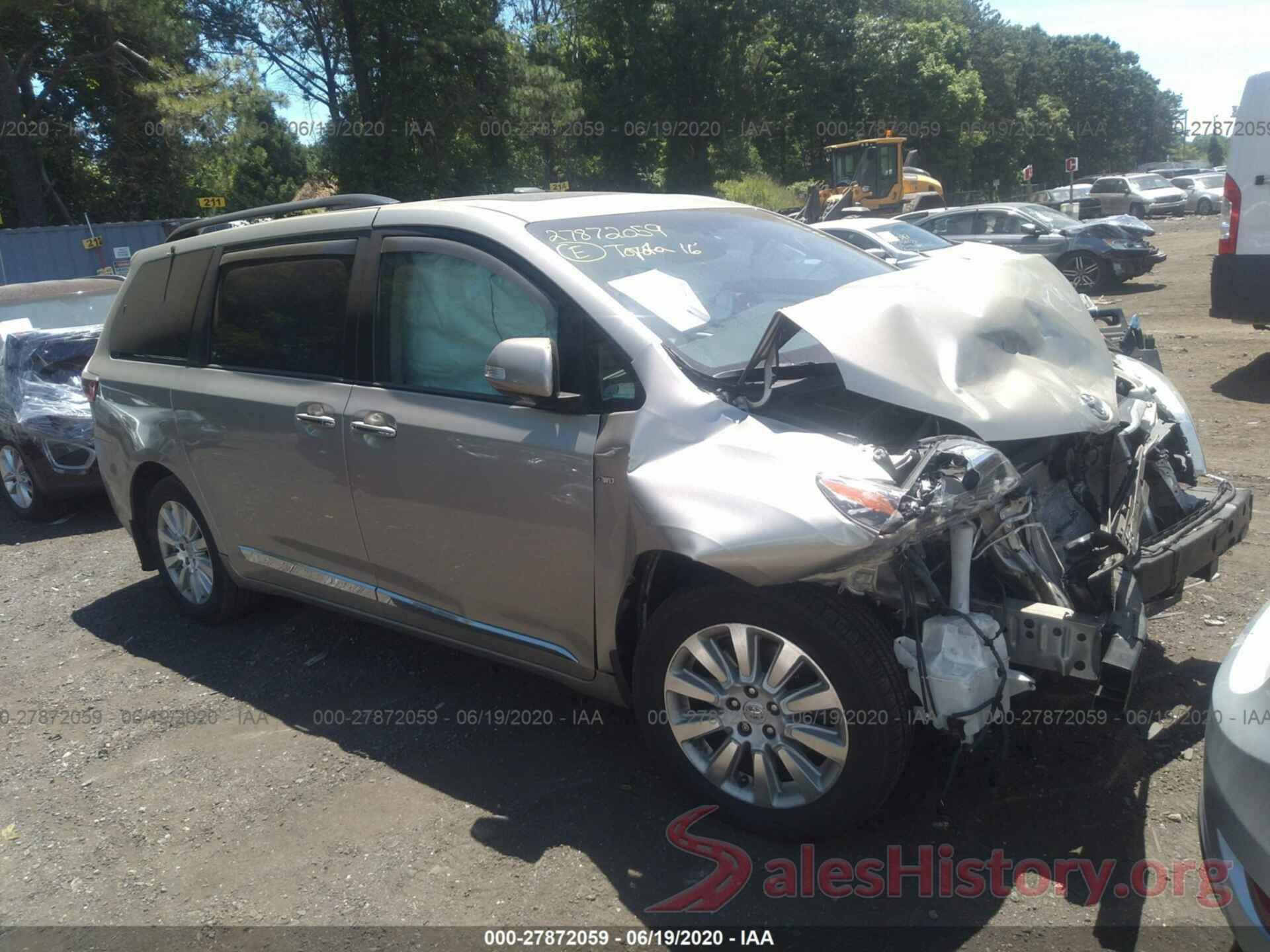 5TDDK3DC9GS144283 2016 TOYOTA SIENNA