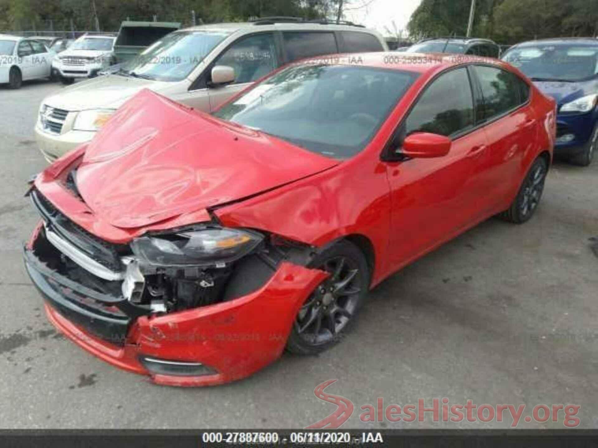 1C3CDFAA8GD684573 2016 DODGE DART