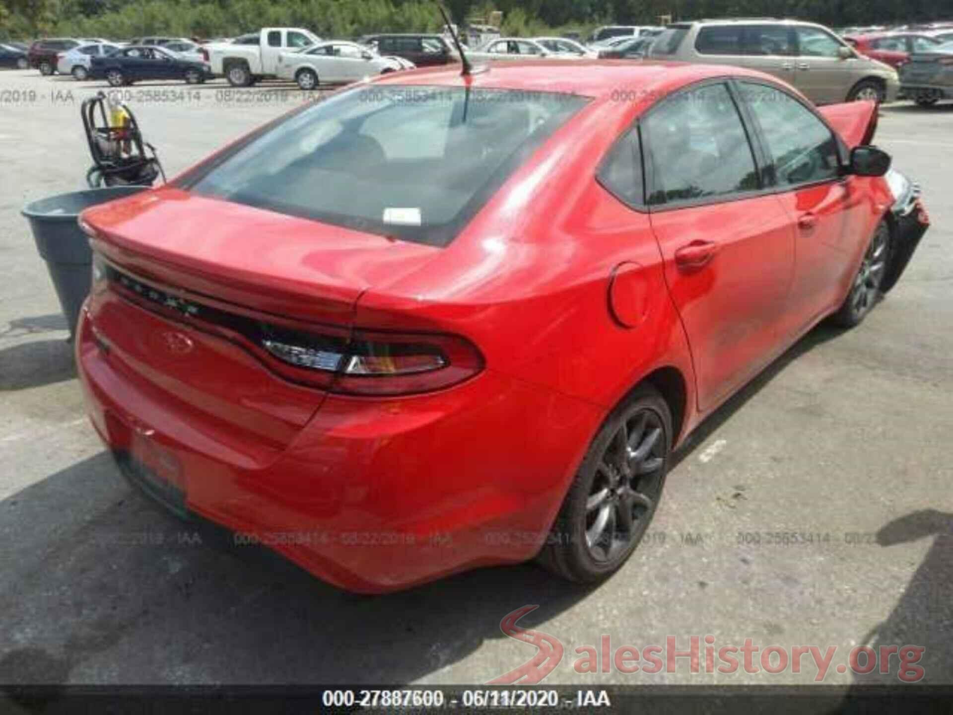 1C3CDFAA8GD684573 2016 DODGE DART