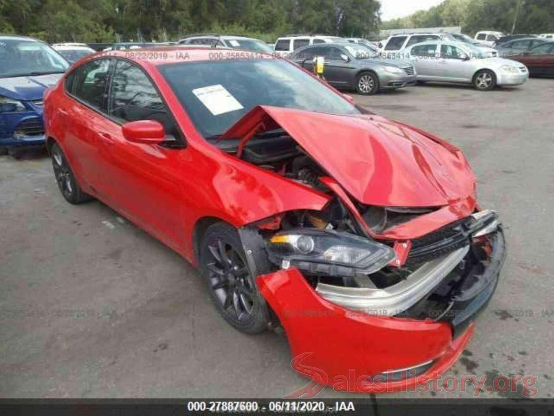 1C3CDFAA8GD684573 2016 DODGE DART