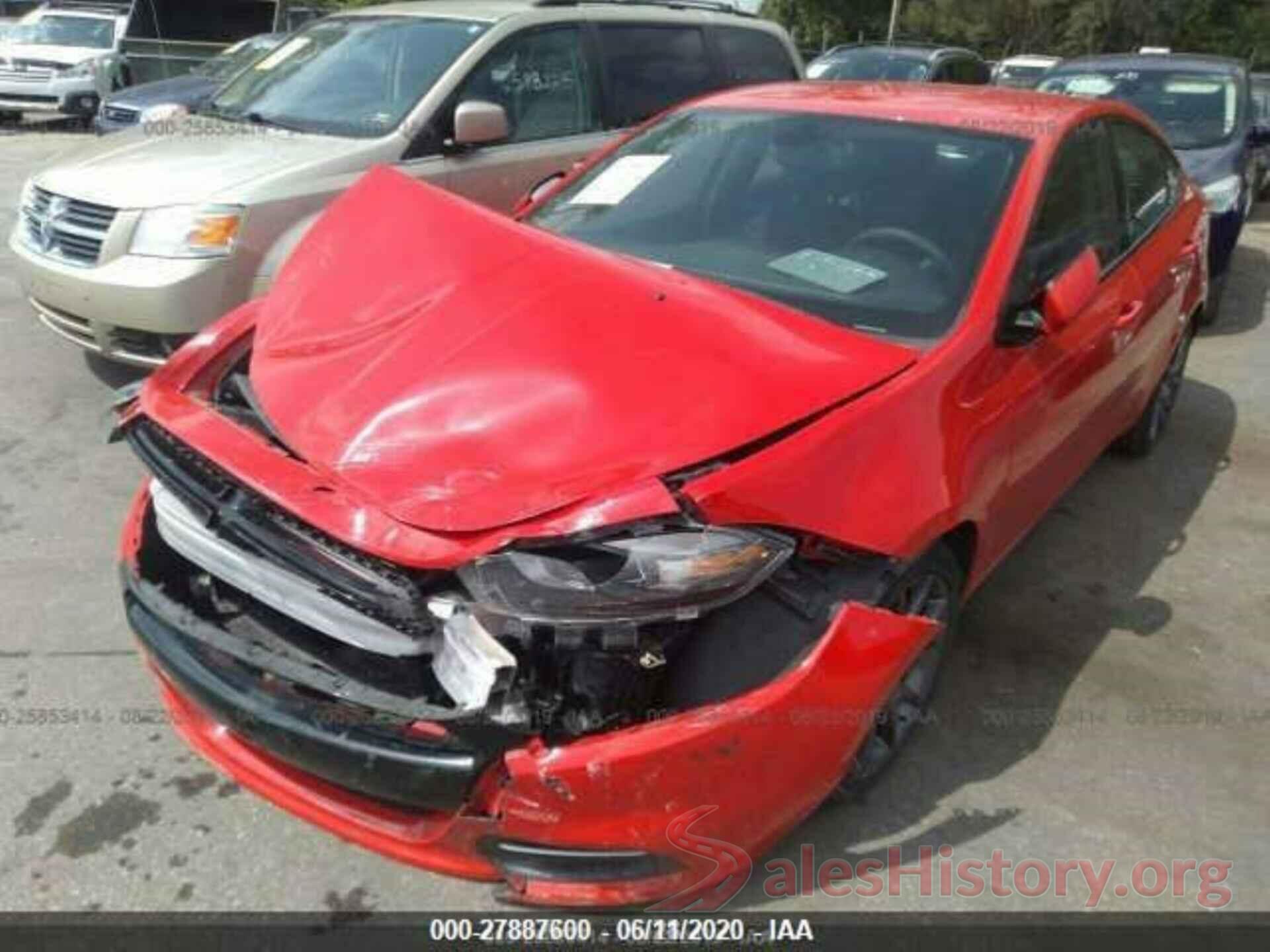 1C3CDFAA8GD684573 2016 DODGE DART