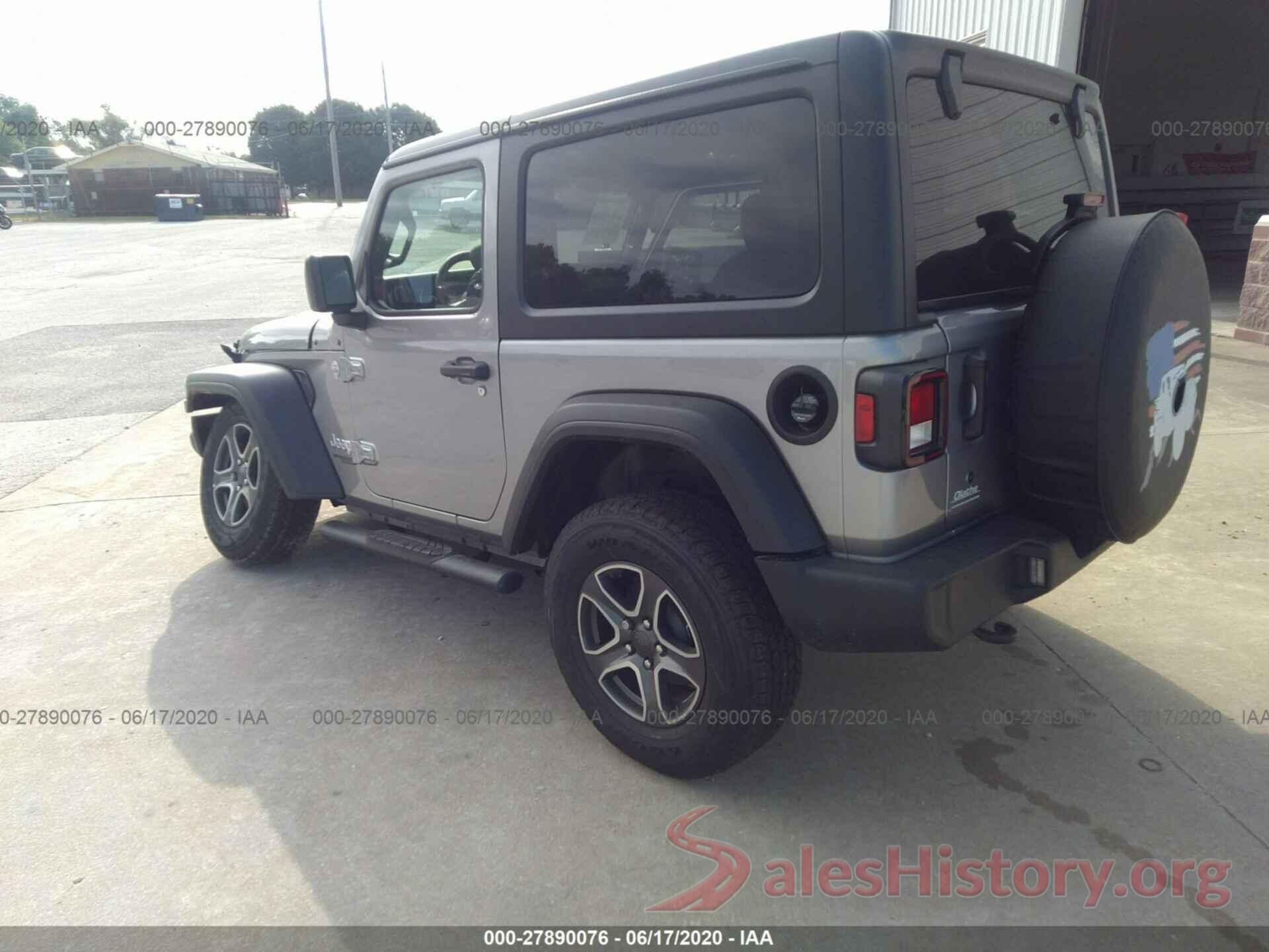 1C4GJXAN8LW134593 2020 JEEP WRANGLER