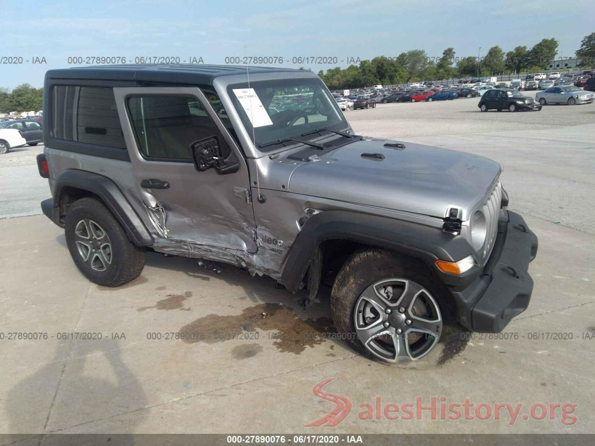 1C4GJXAN8LW134593 2020 JEEP WRANGLER