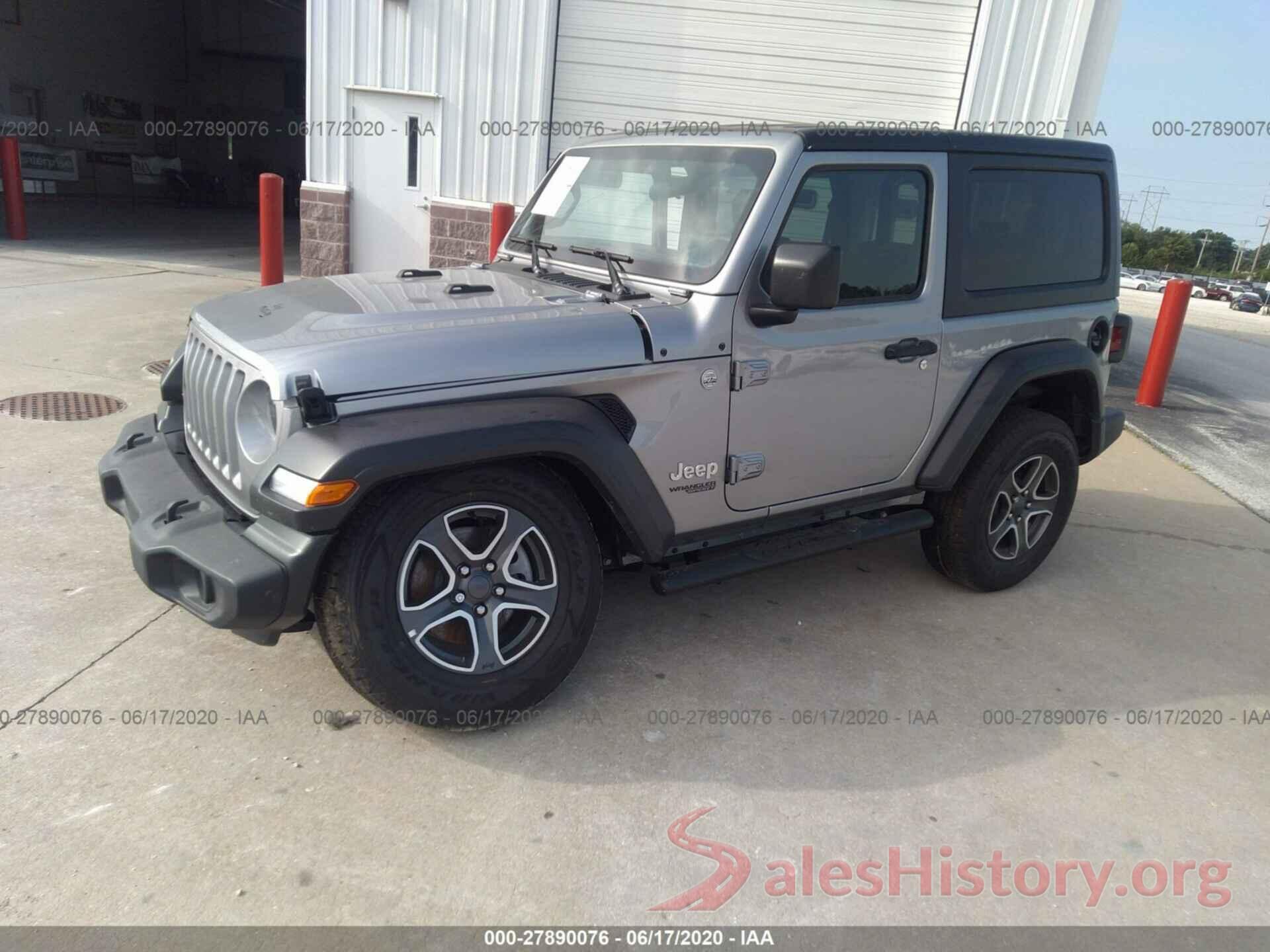 1C4GJXAN8LW134593 2020 JEEP WRANGLER