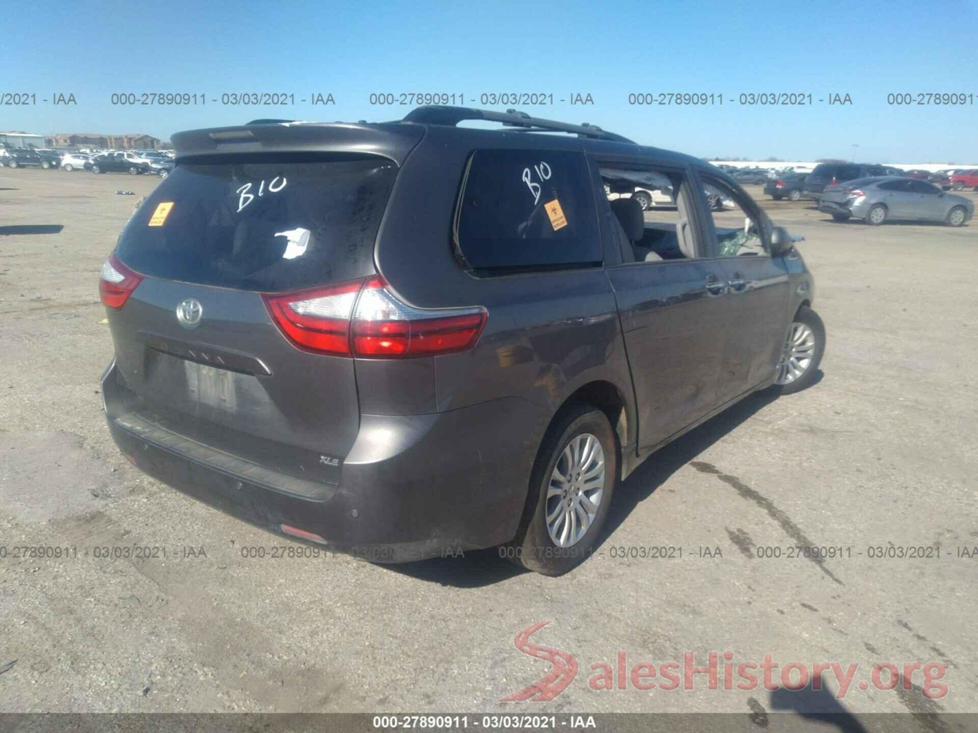 5TDYZ3DC0HS782694 2017 TOYOTA SIENNA