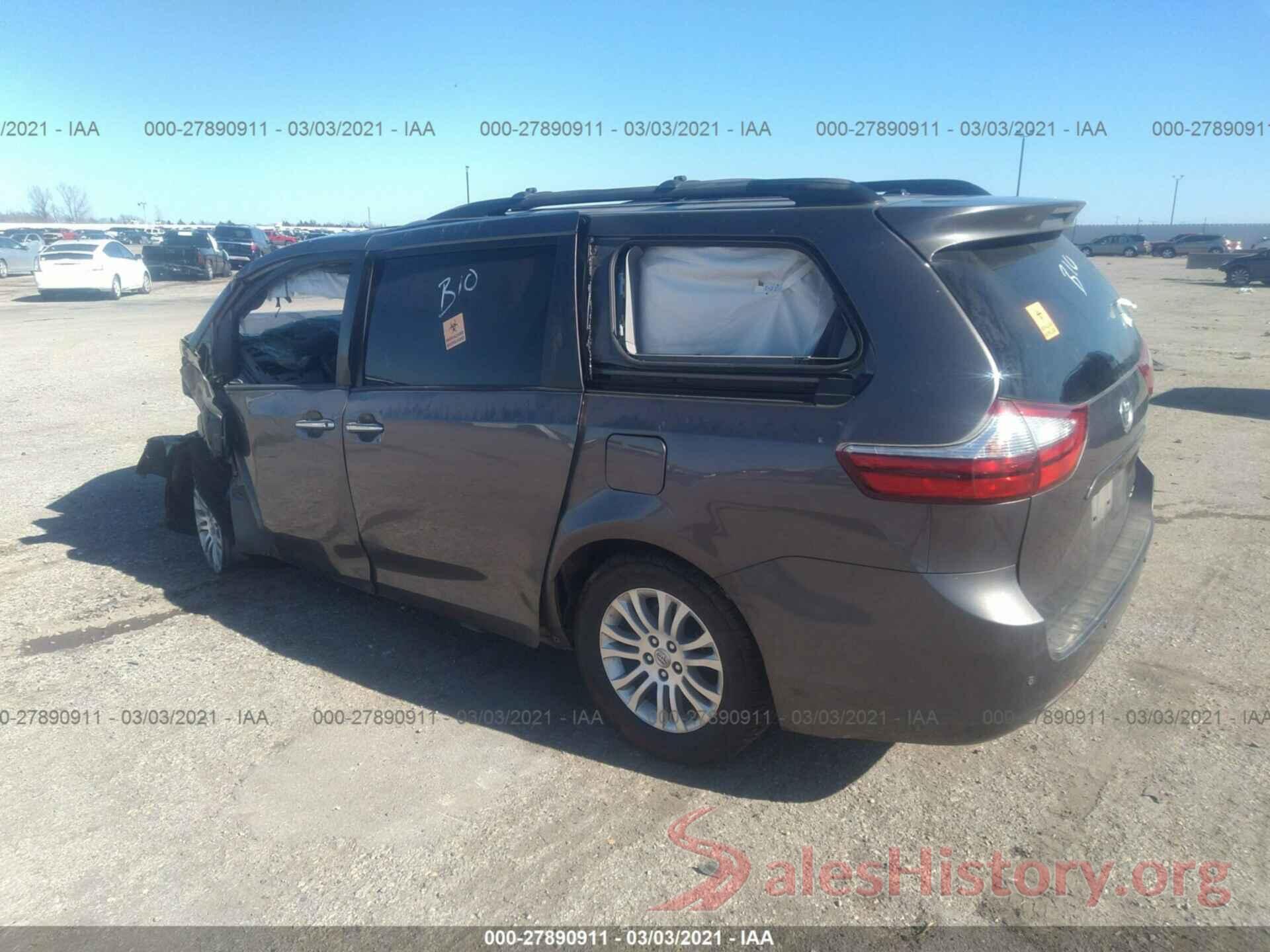 5TDYZ3DC0HS782694 2017 TOYOTA SIENNA