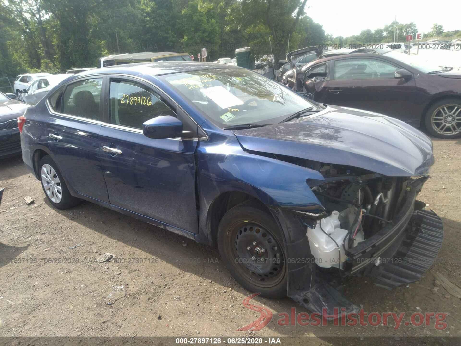 3N1AB7AP7KY322116 2019 NISSAN SENTRA