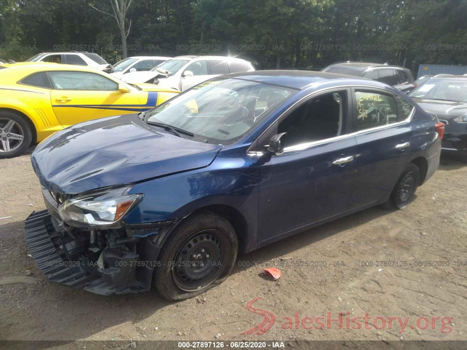 3N1AB7AP7KY322116 2019 NISSAN SENTRA