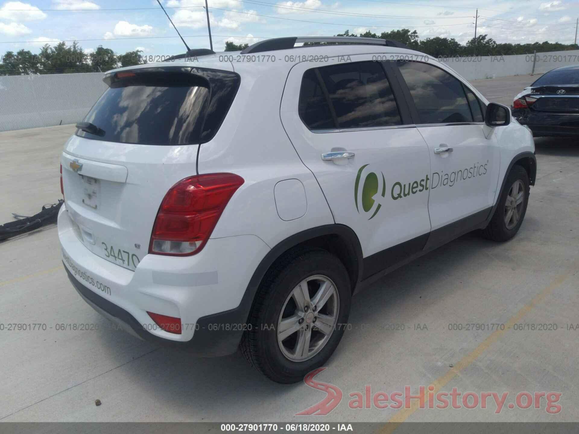 3GNCJLSB4HL189302 2017 CHEVROLET TRAX