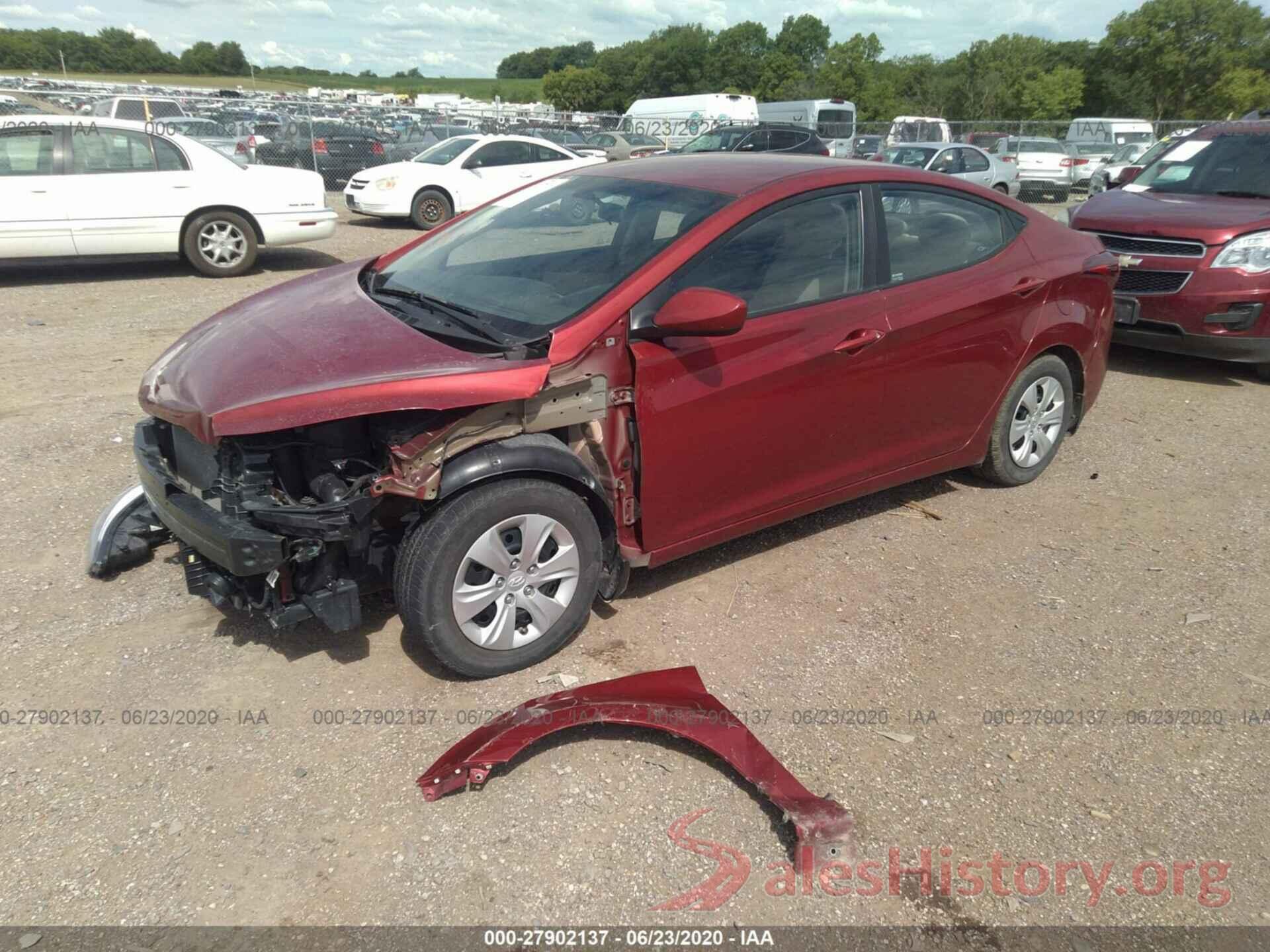 5NPDH4AE2GH795478 2016 Hyundai Elantra