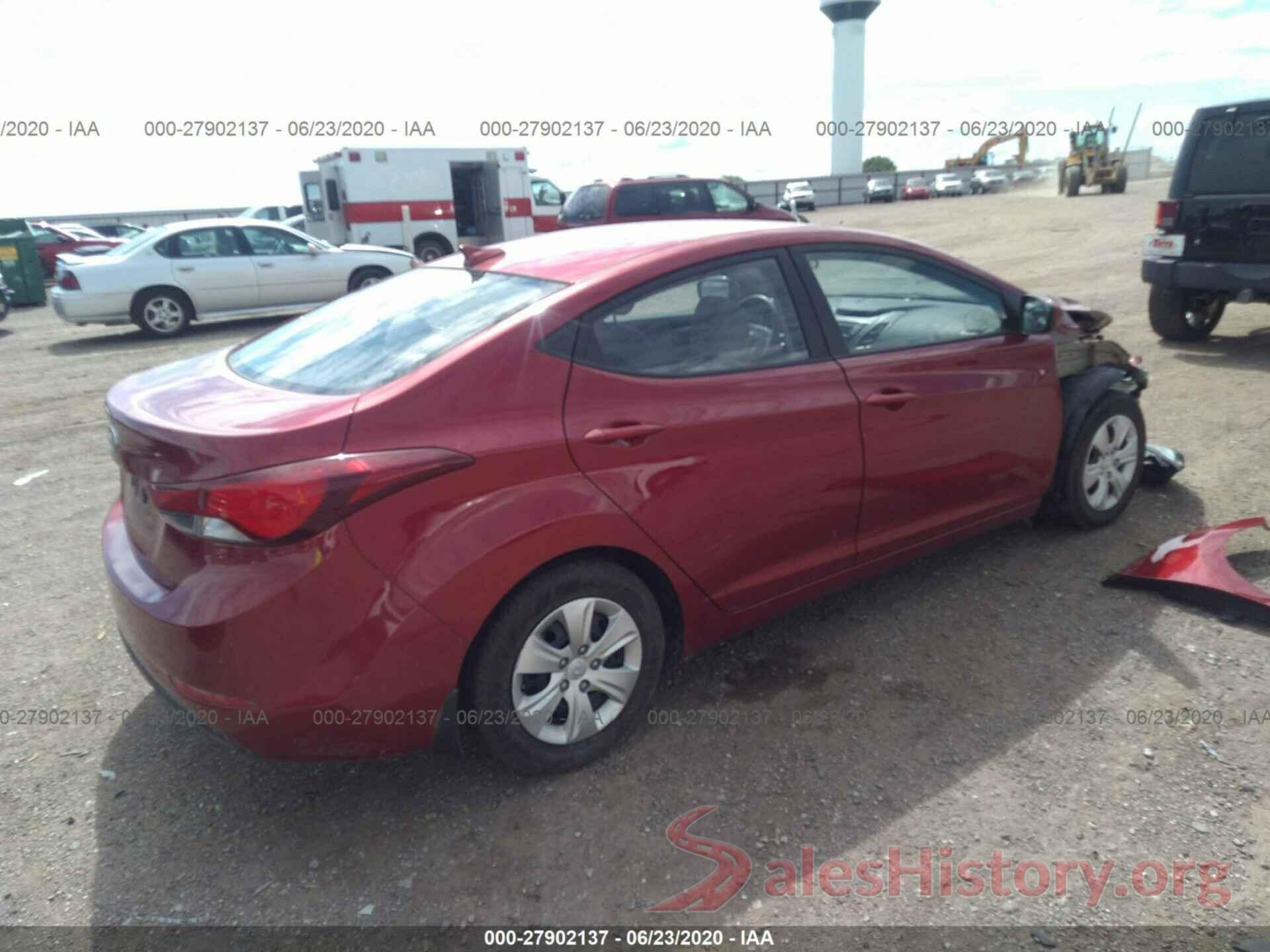 5NPDH4AE2GH795478 2016 Hyundai Elantra