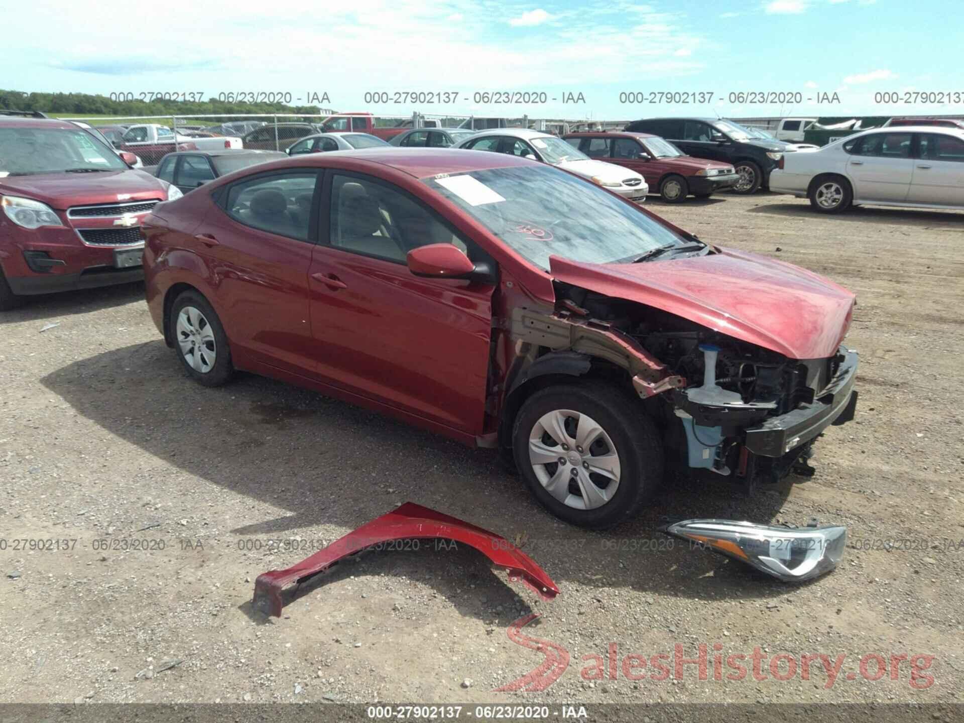 5NPDH4AE2GH795478 2016 Hyundai Elantra