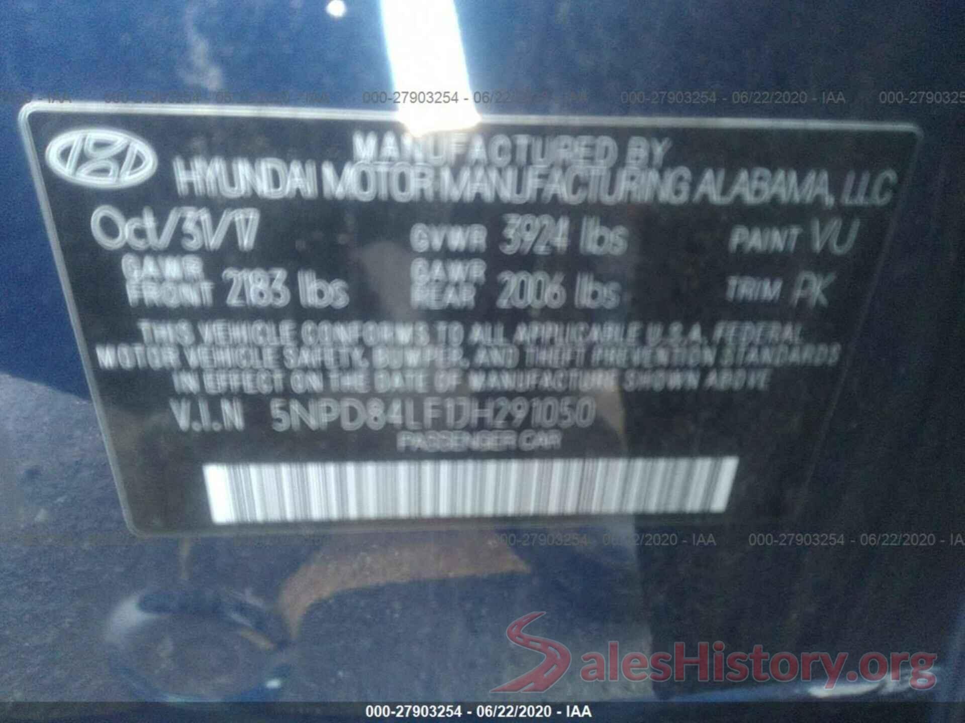 5NPD84LF1JH291050 2018 Hyundai Elantra