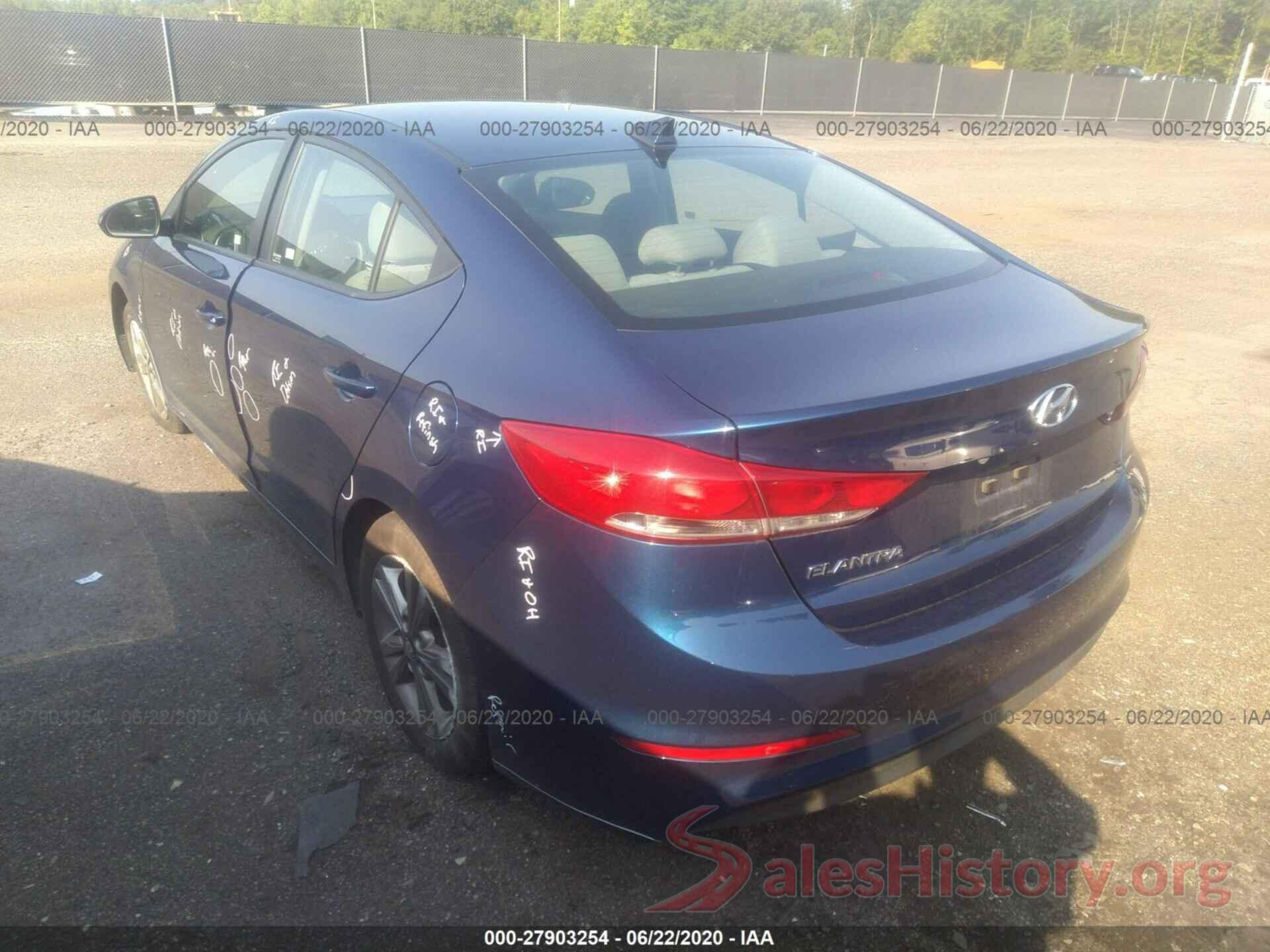 5NPD84LF1JH291050 2018 Hyundai Elantra