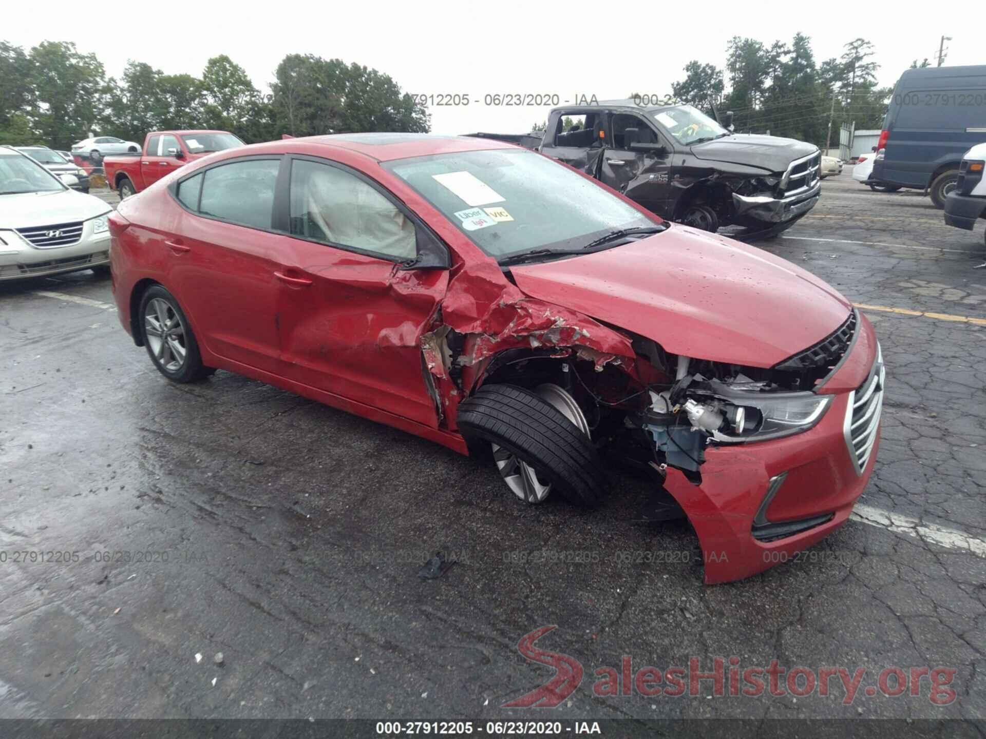 5NPD84LF0JH312065 2018 Hyundai Elantra