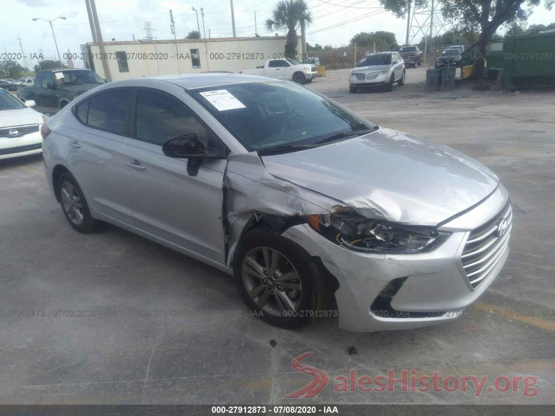 5NPD84LF4JH331167 2018 Hyundai Elantra