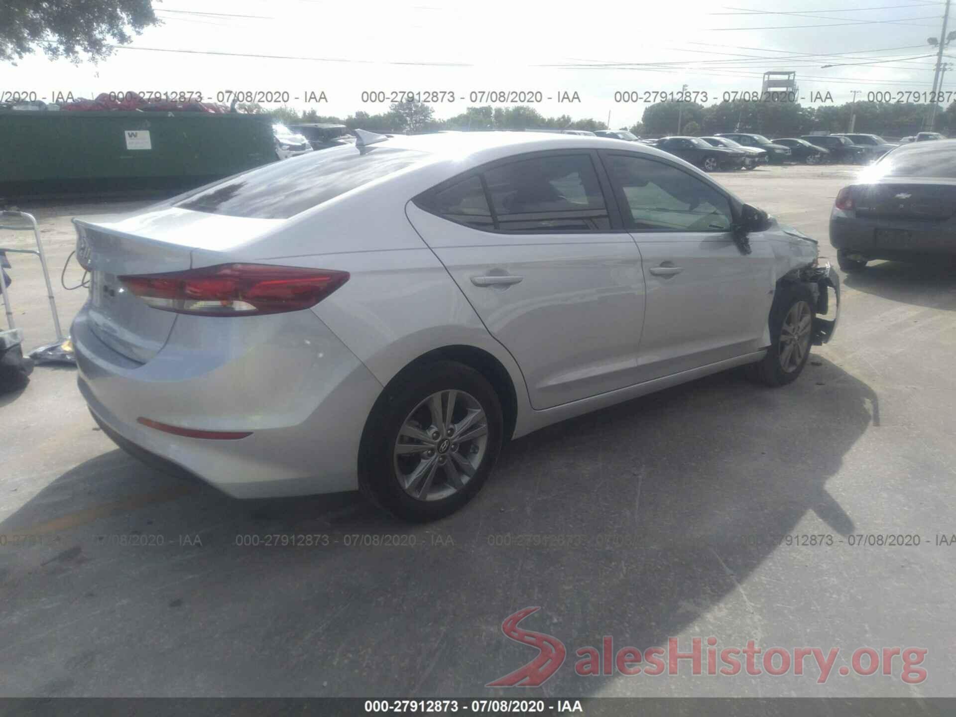 5NPD84LF4JH331167 2018 Hyundai Elantra