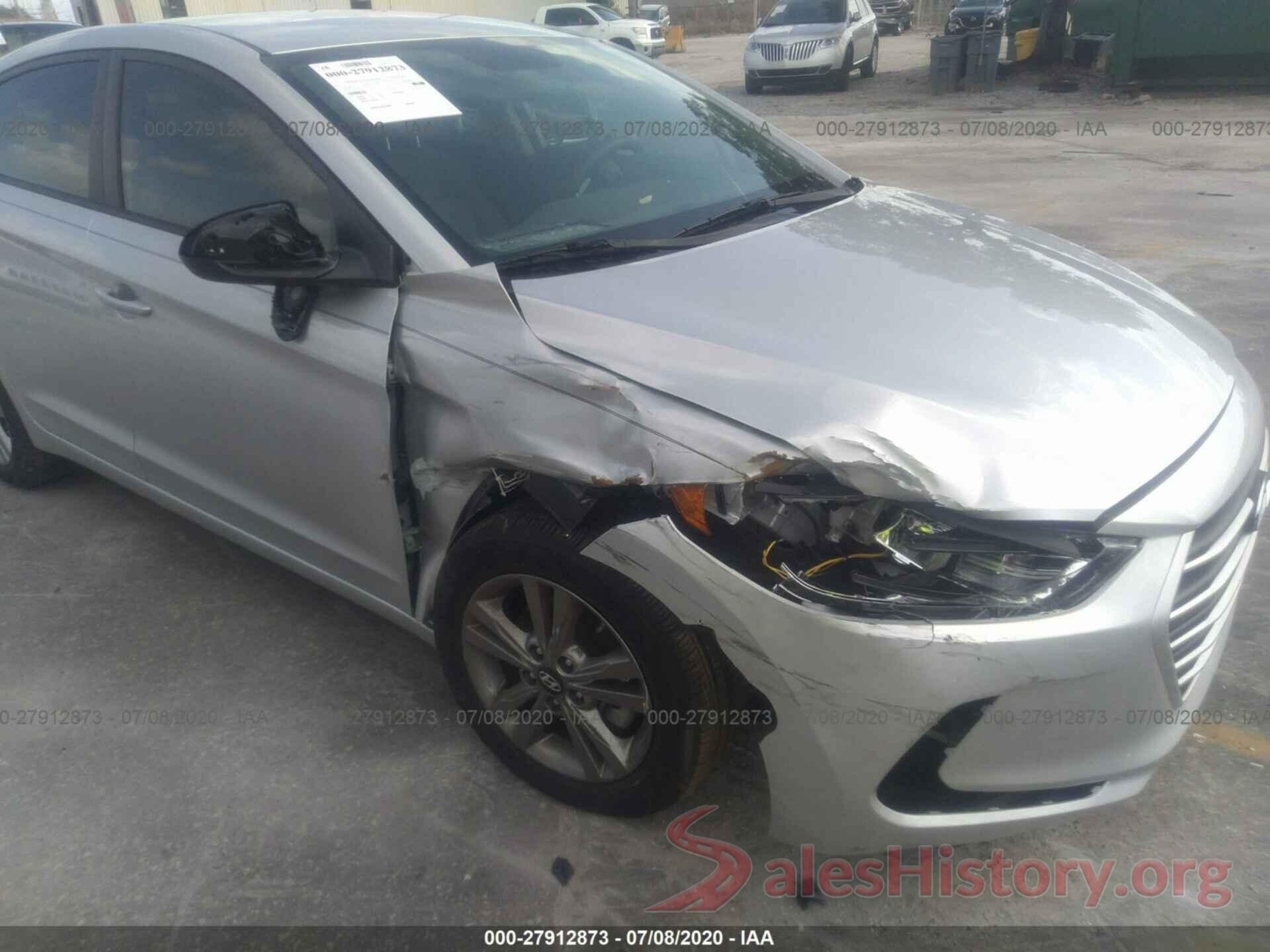 5NPD84LF4JH331167 2018 Hyundai Elantra