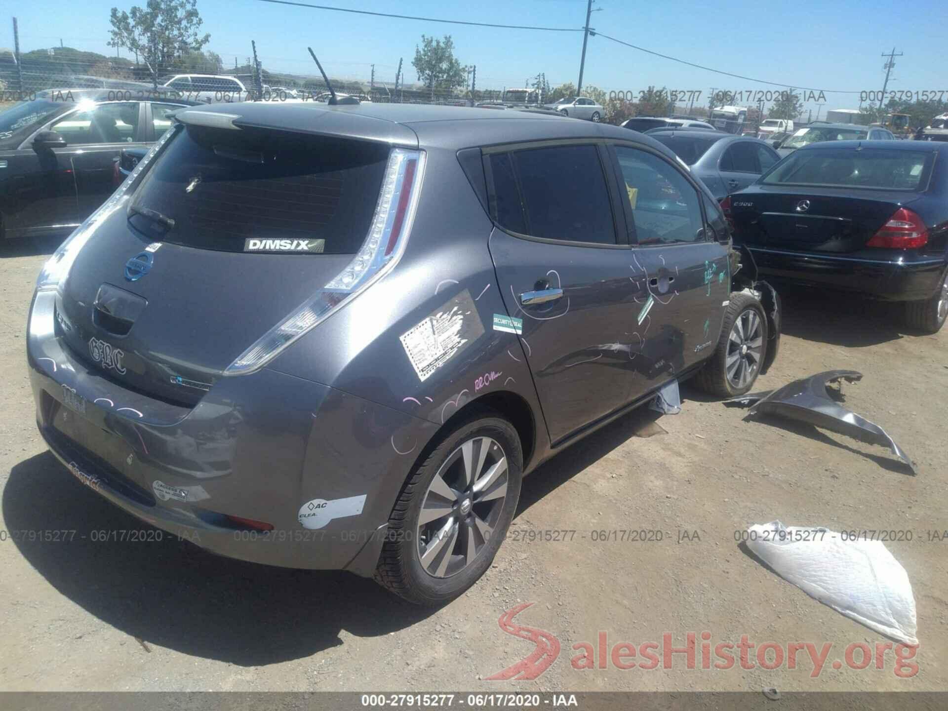 1N4AZ0CP8FC310123 2015 NISSAN LEAF