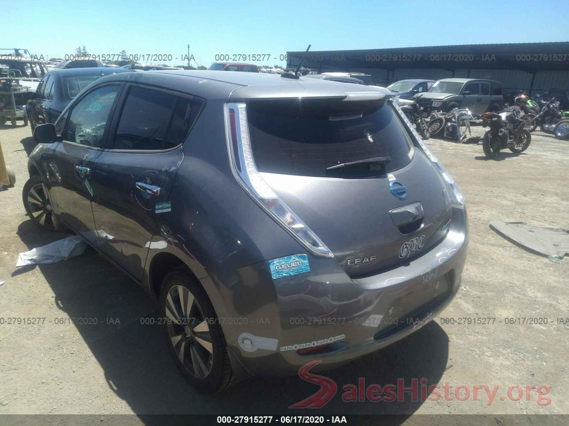 1N4AZ0CP8FC310123 2015 NISSAN LEAF