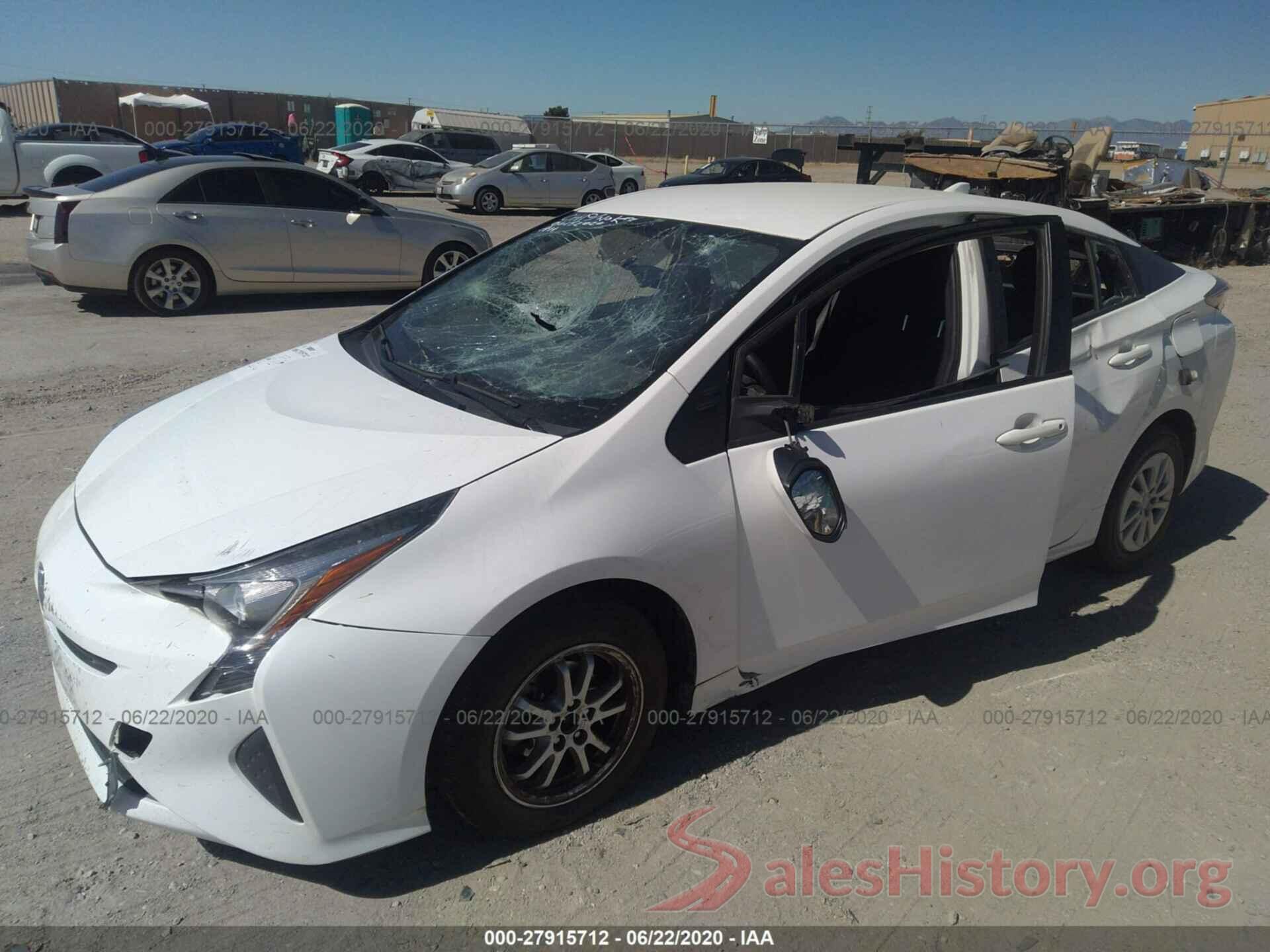 JTDKBRFU7G3517810 2016 Toyota Prius