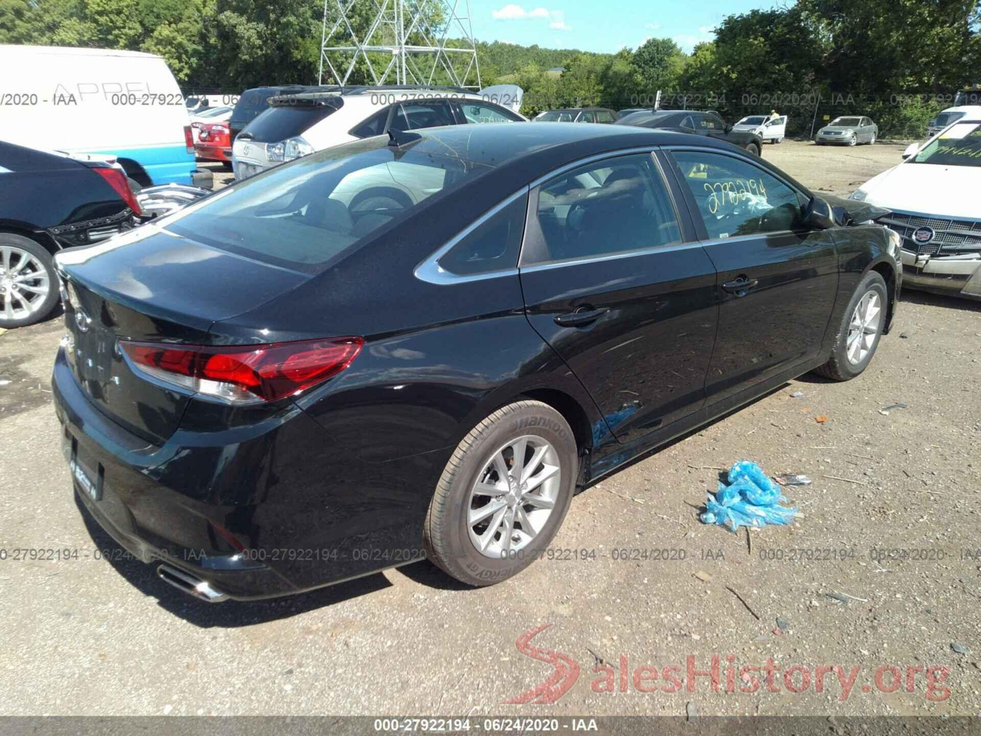 5NPE24AF0KH767587 2019 HYUNDAI SONATA