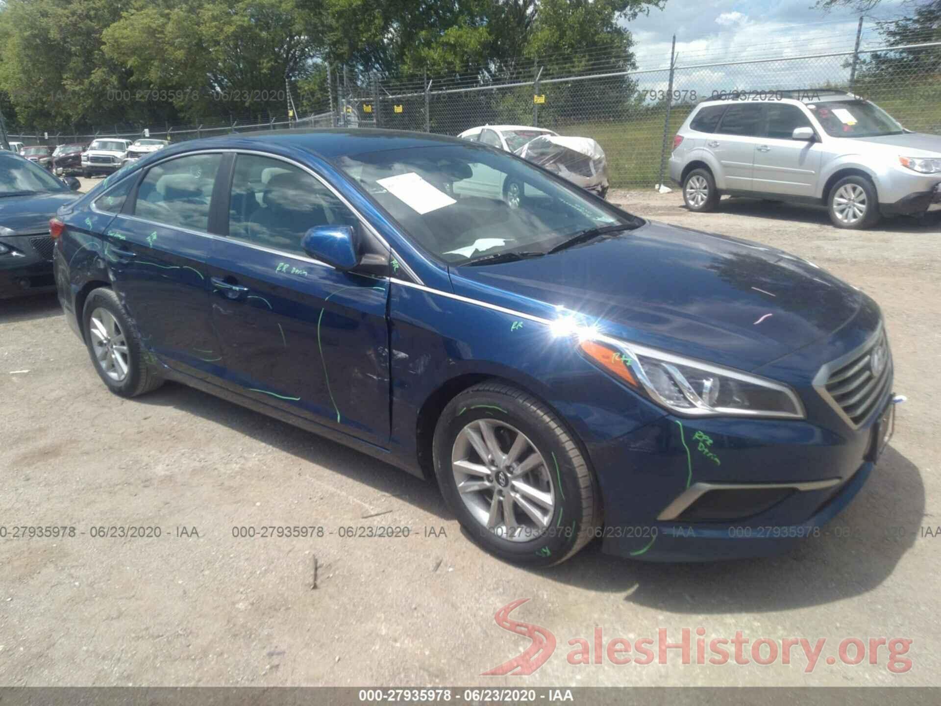 5NPE24AF4HH509596 2017 Hyundai Sonata