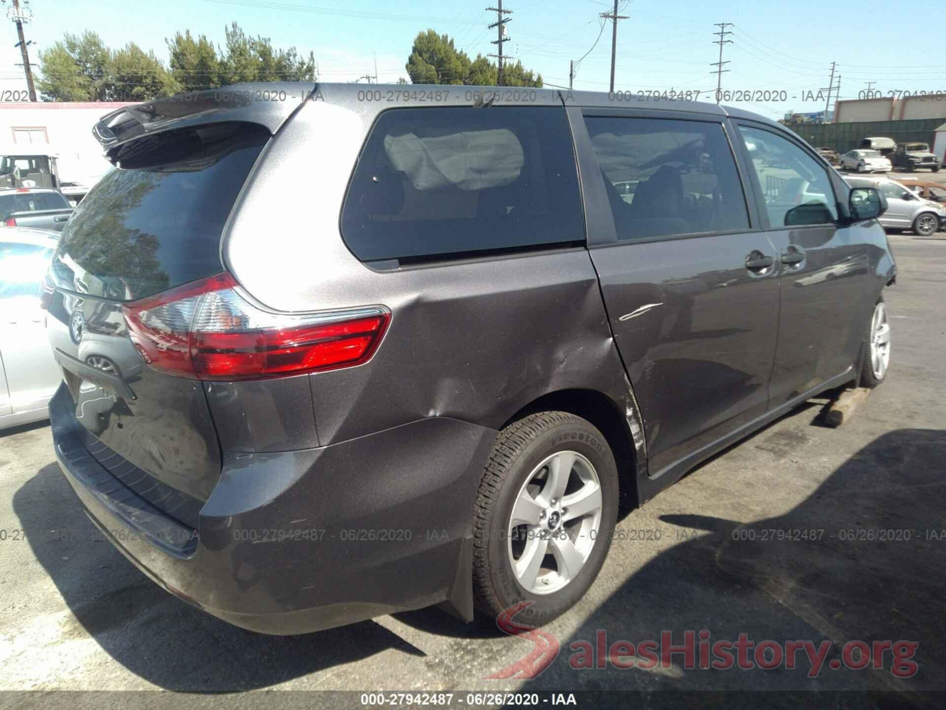 5TDZZ3DC5LS043902 2020 TOYOTA SIENNA