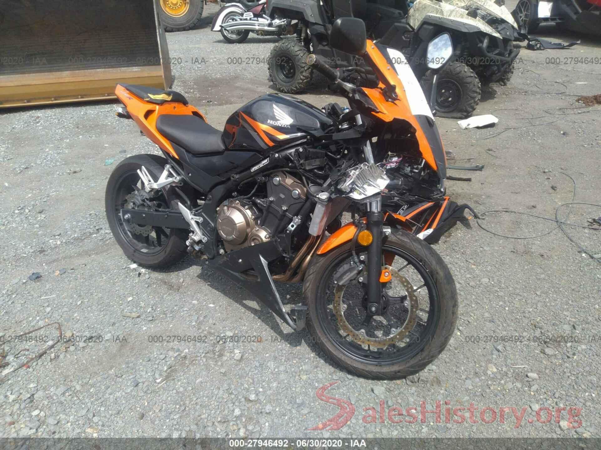 MLHPC4467H5400306 2017 HONDA CBR500