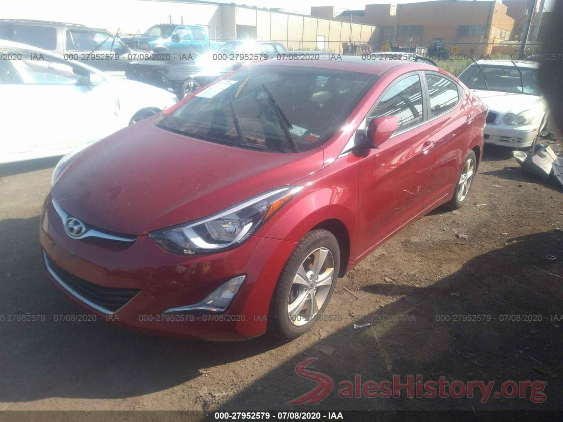 KMHDH4AE1GU634265 2016 Hyundai Elantra