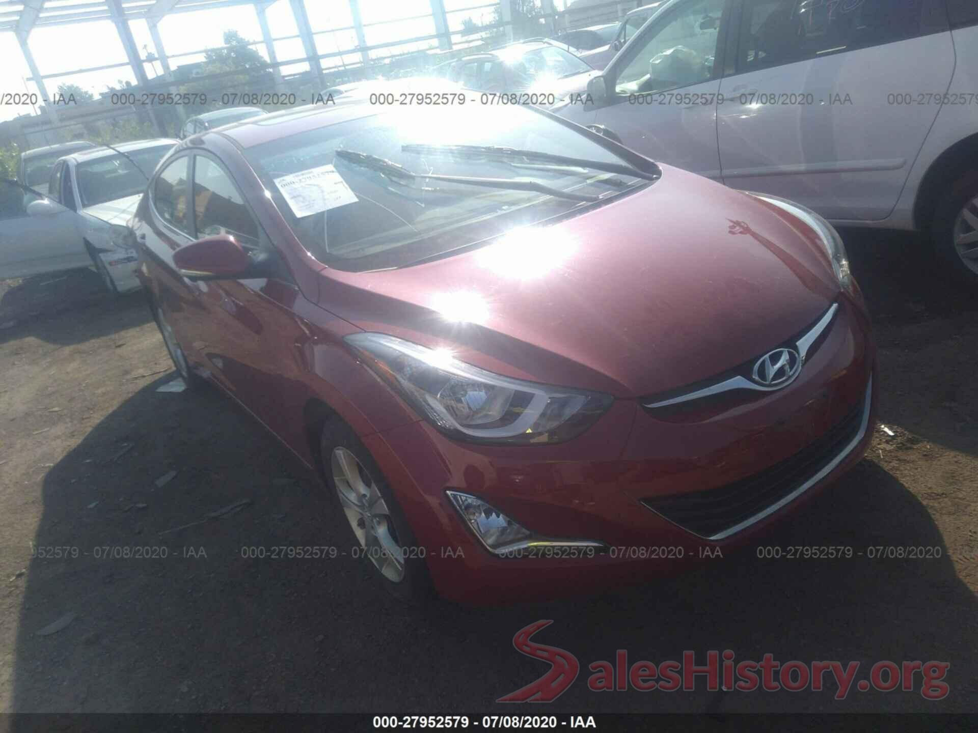 KMHDH4AE1GU634265 2016 Hyundai Elantra