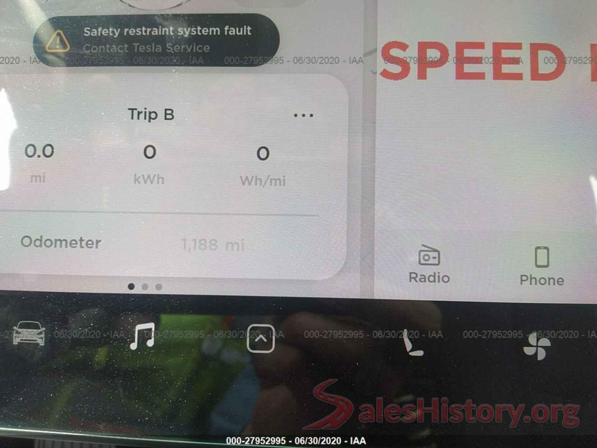 5YJ3E1EA3LF632597 2020 TESLA MODEL 3