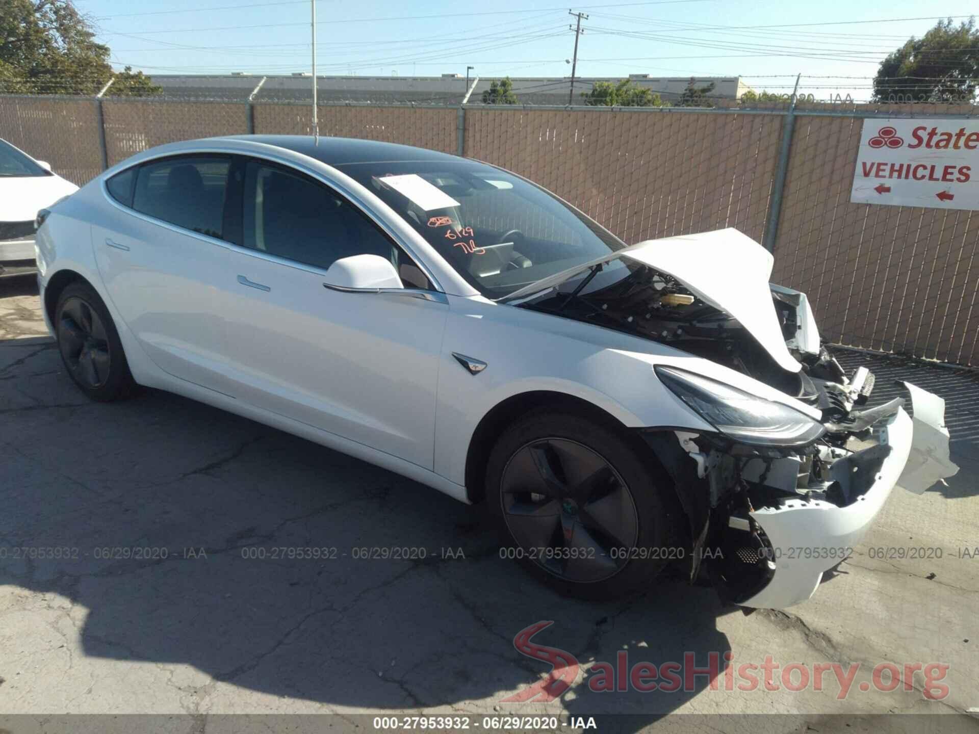 5YJ3E1EA5KF412084 2019 TESLA MODEL 3