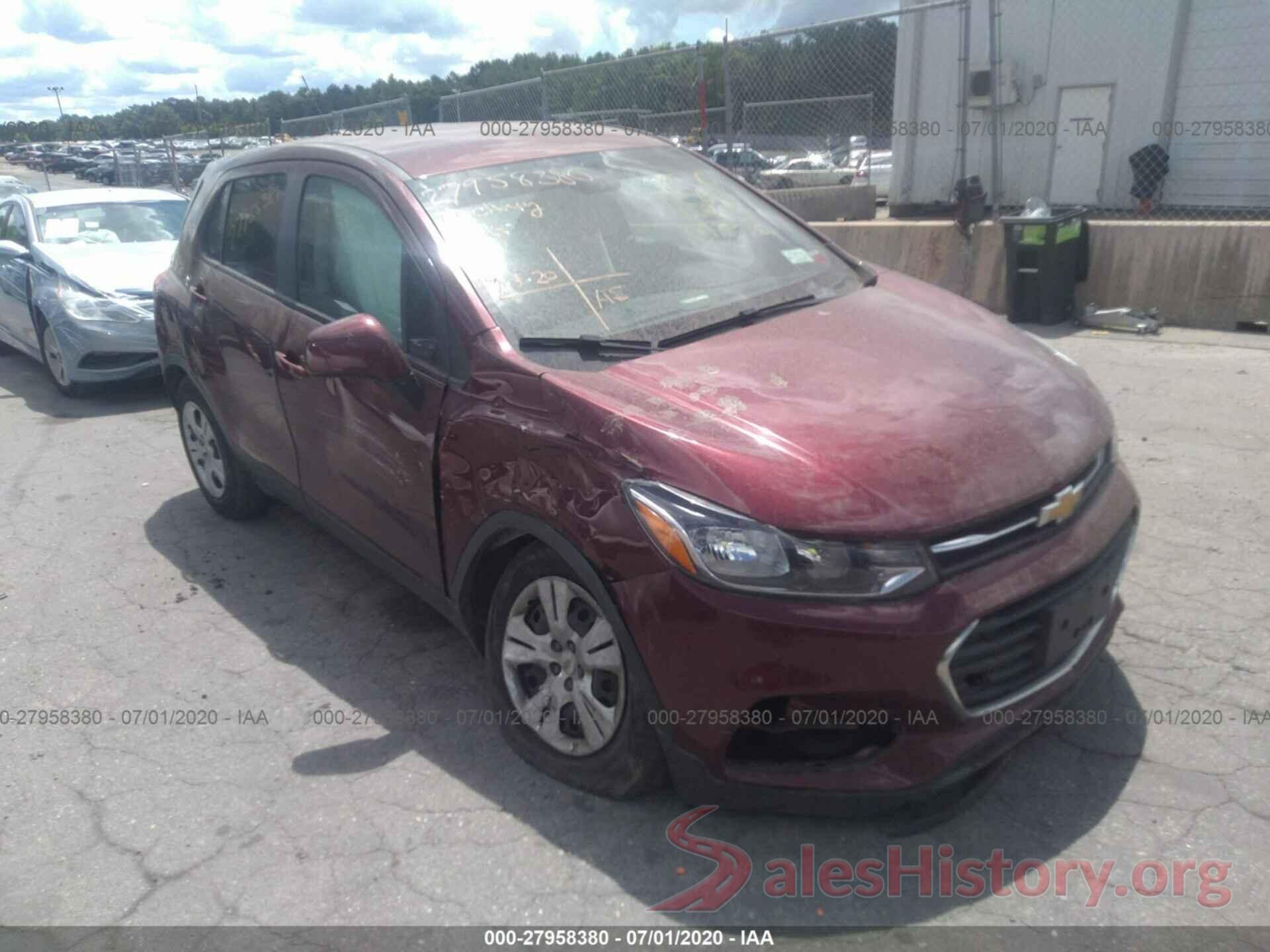 3GNCJKSB6HL152973 2017 Chevrolet Trax