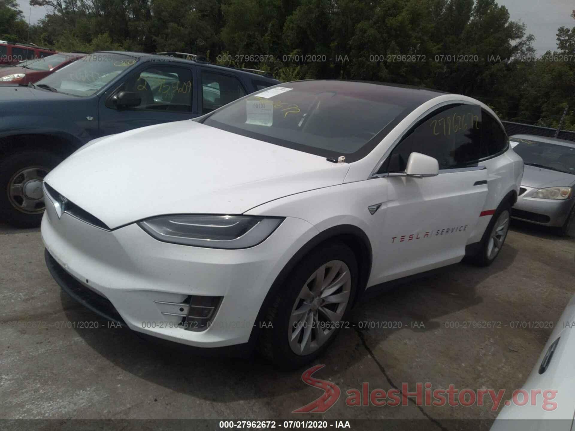 5YJXCAE24HF046031 2017 TESLA MODEL X