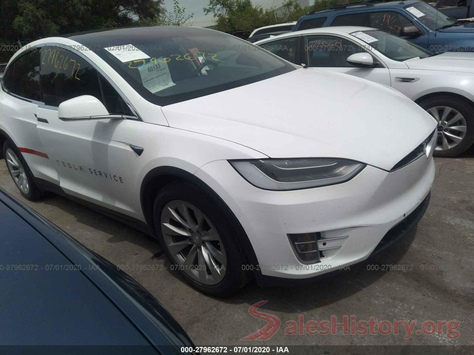 5YJXCAE24HF046031 2017 TESLA MODEL X