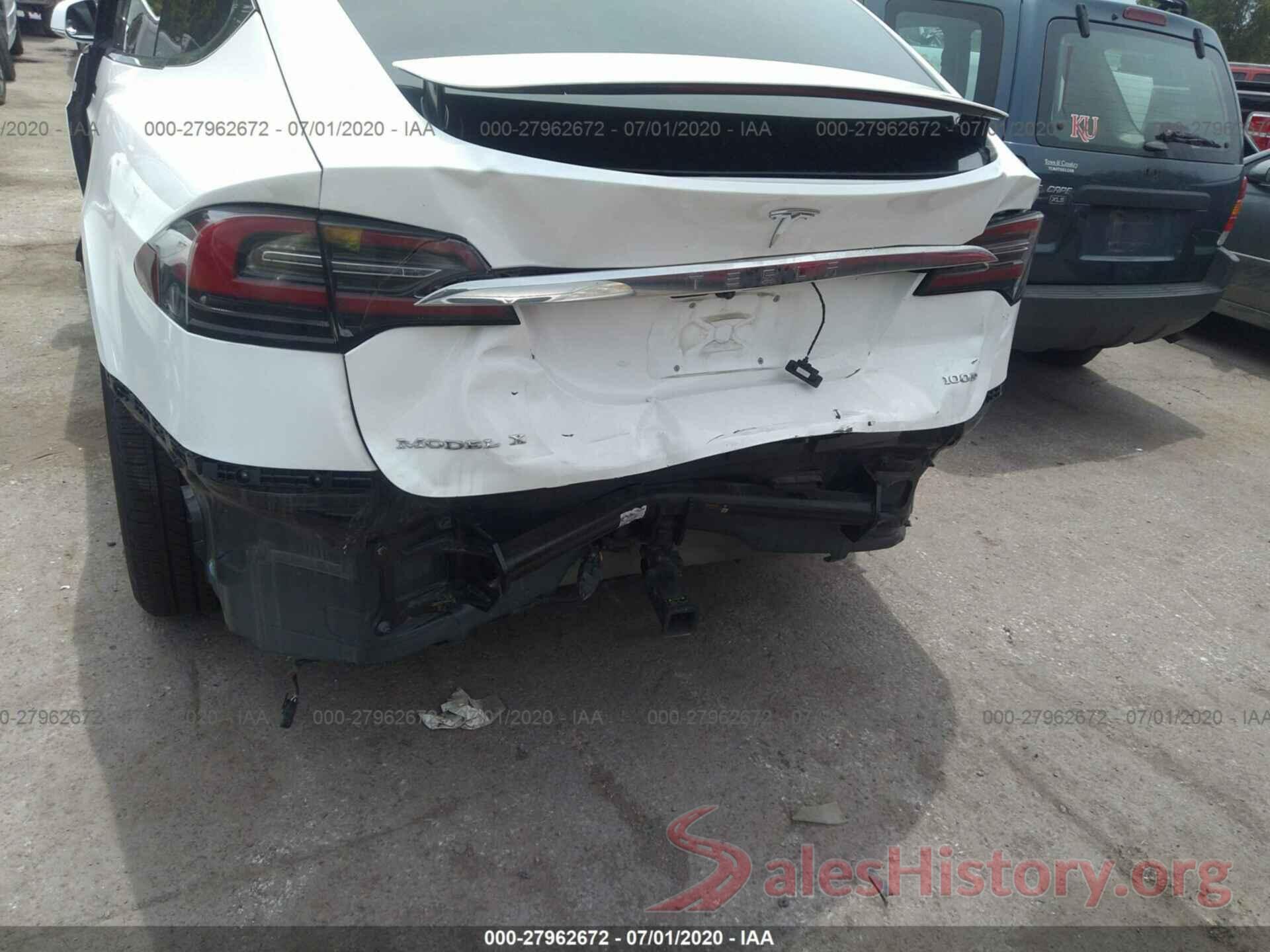 5YJXCAE24HF046031 2017 TESLA MODEL X