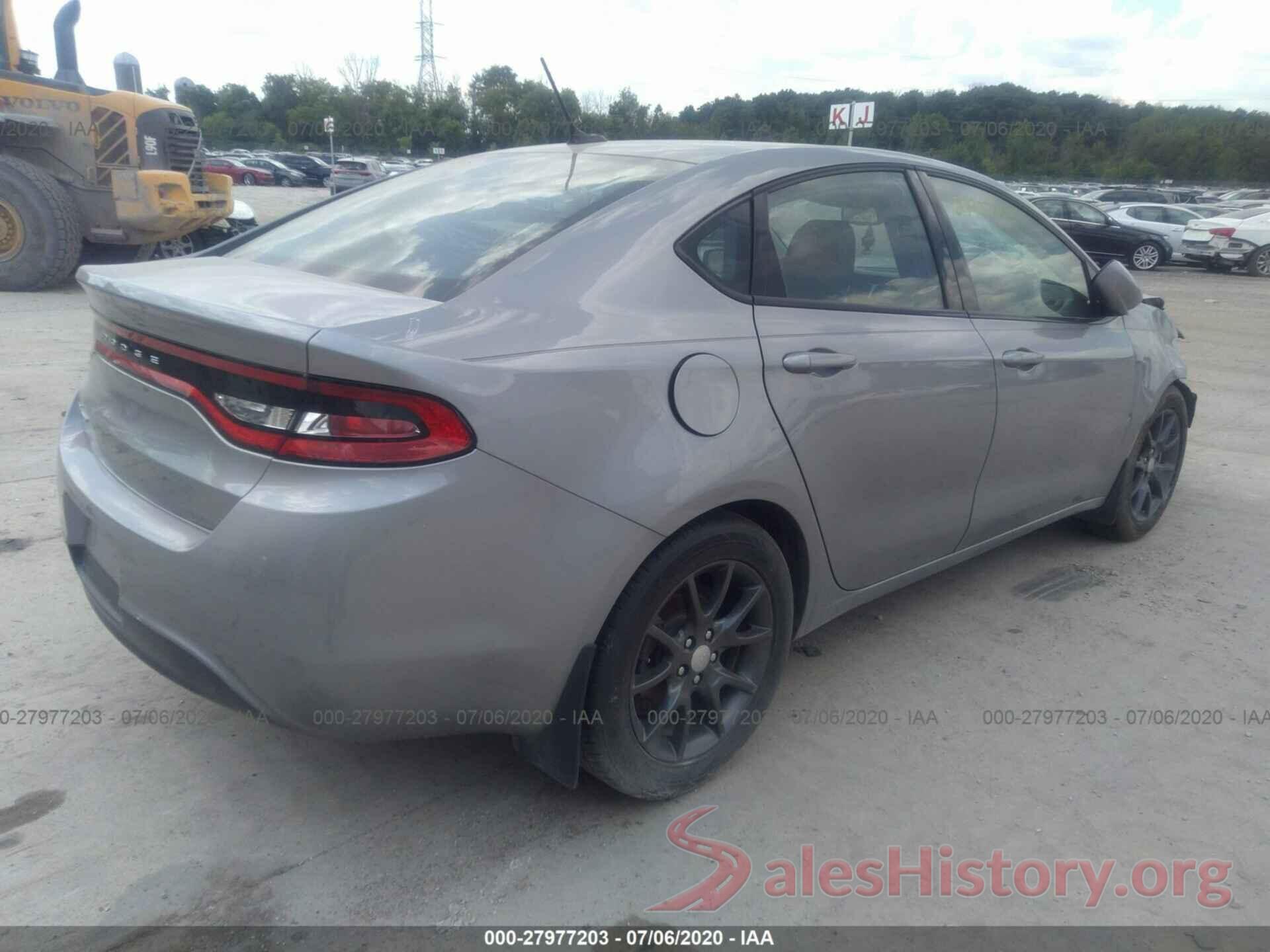 1C3CDFAA7GD504614 2016 DODGE DART