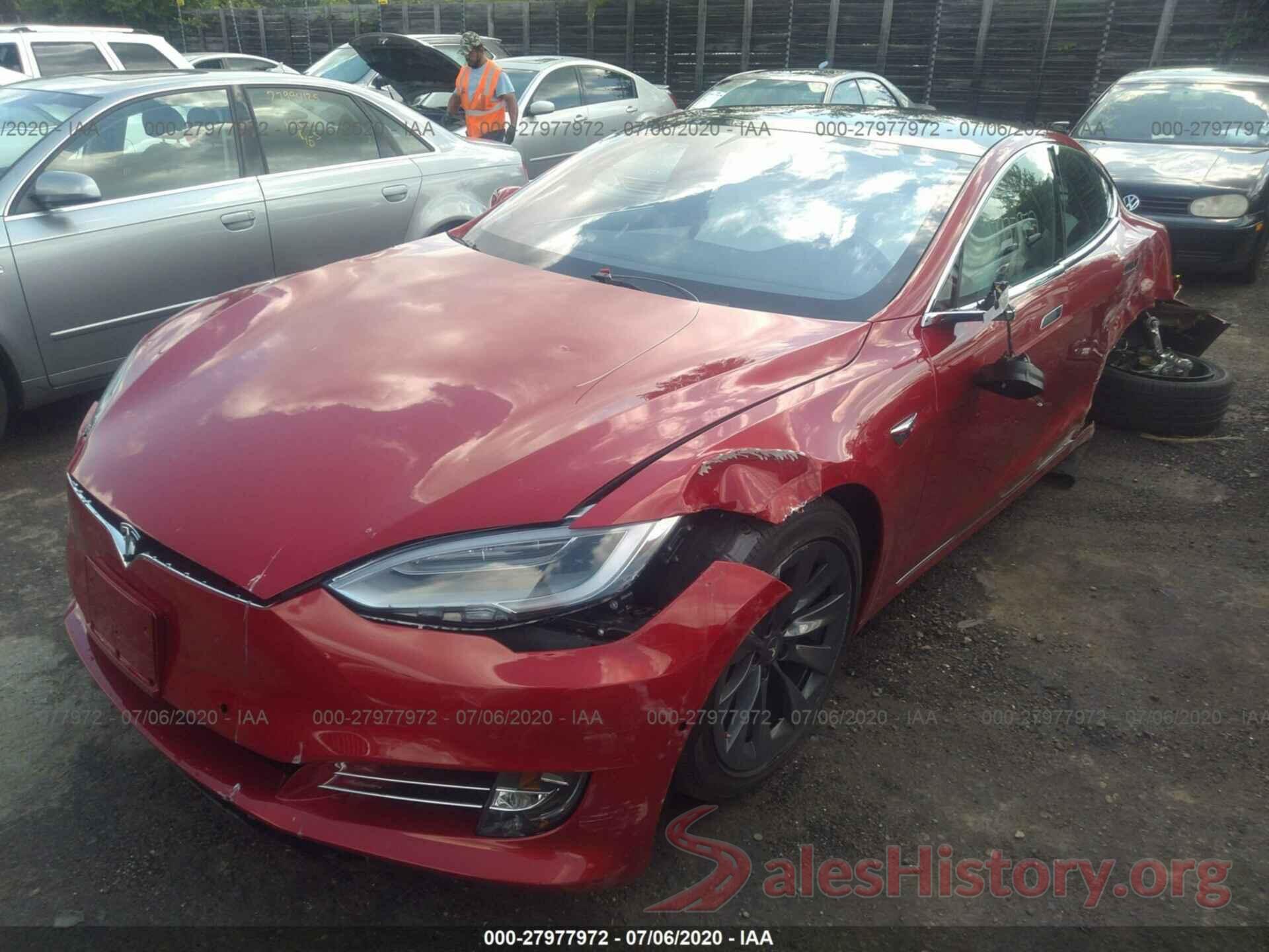 5YJSA1E27LF381051 2020 TESLA MODEL S