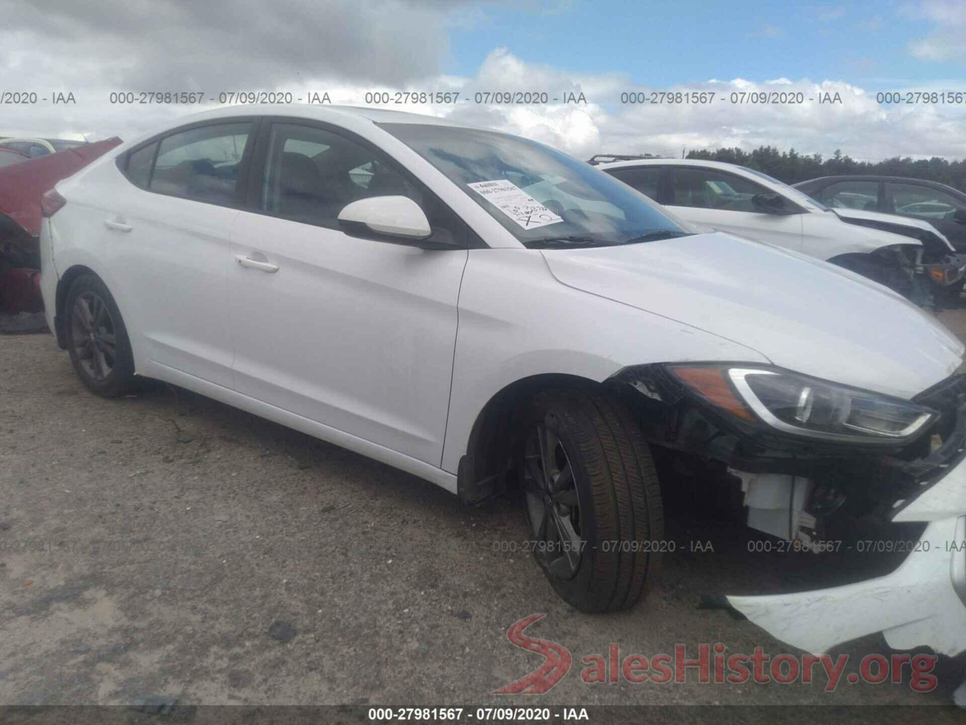 5NPD84LF2JH231830 2018 HYUNDAI ELANTRA