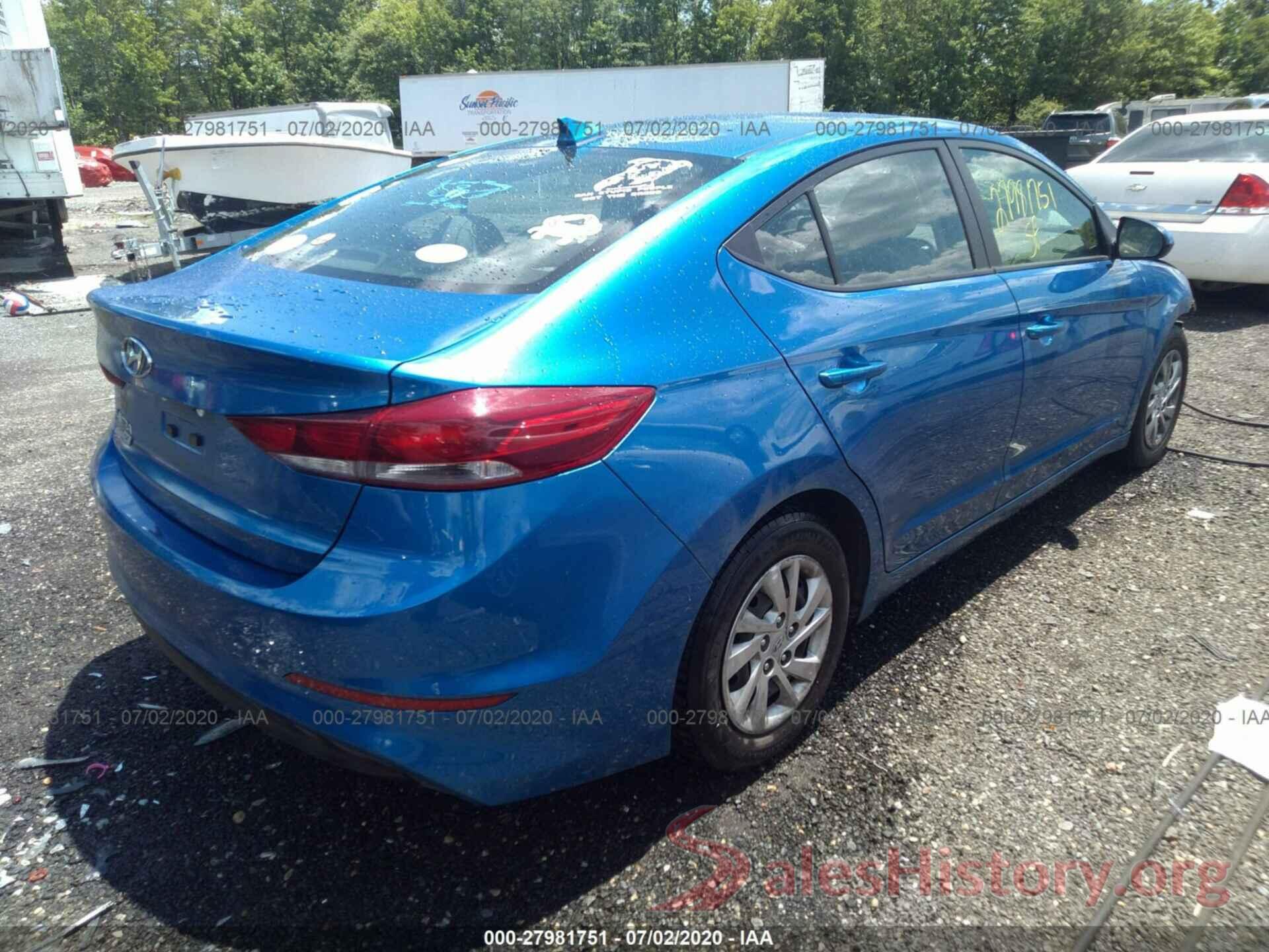 5NPD74LF2HH177183 2017 HYUNDAI ELANTRA