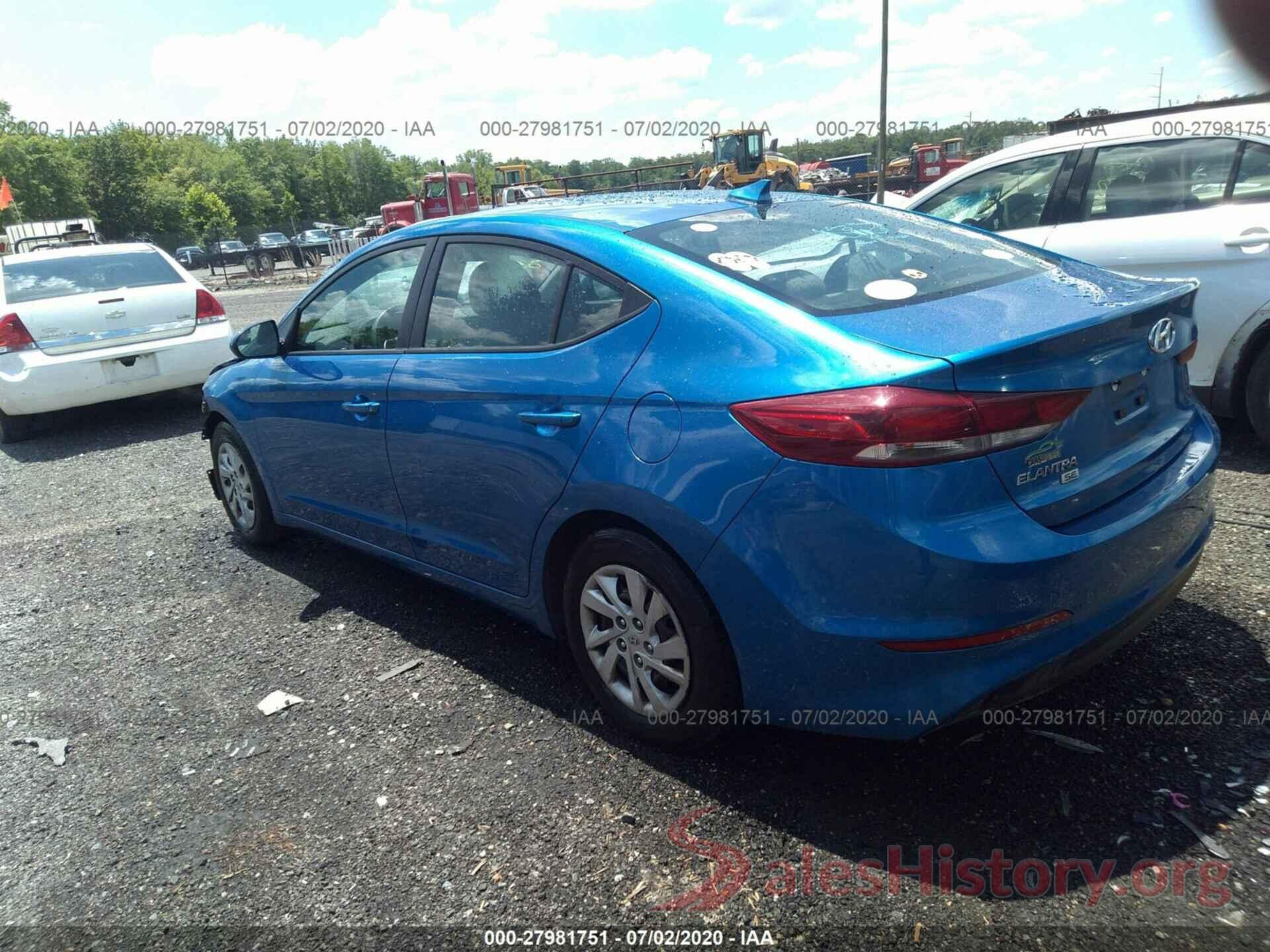 5NPD74LF2HH177183 2017 HYUNDAI ELANTRA