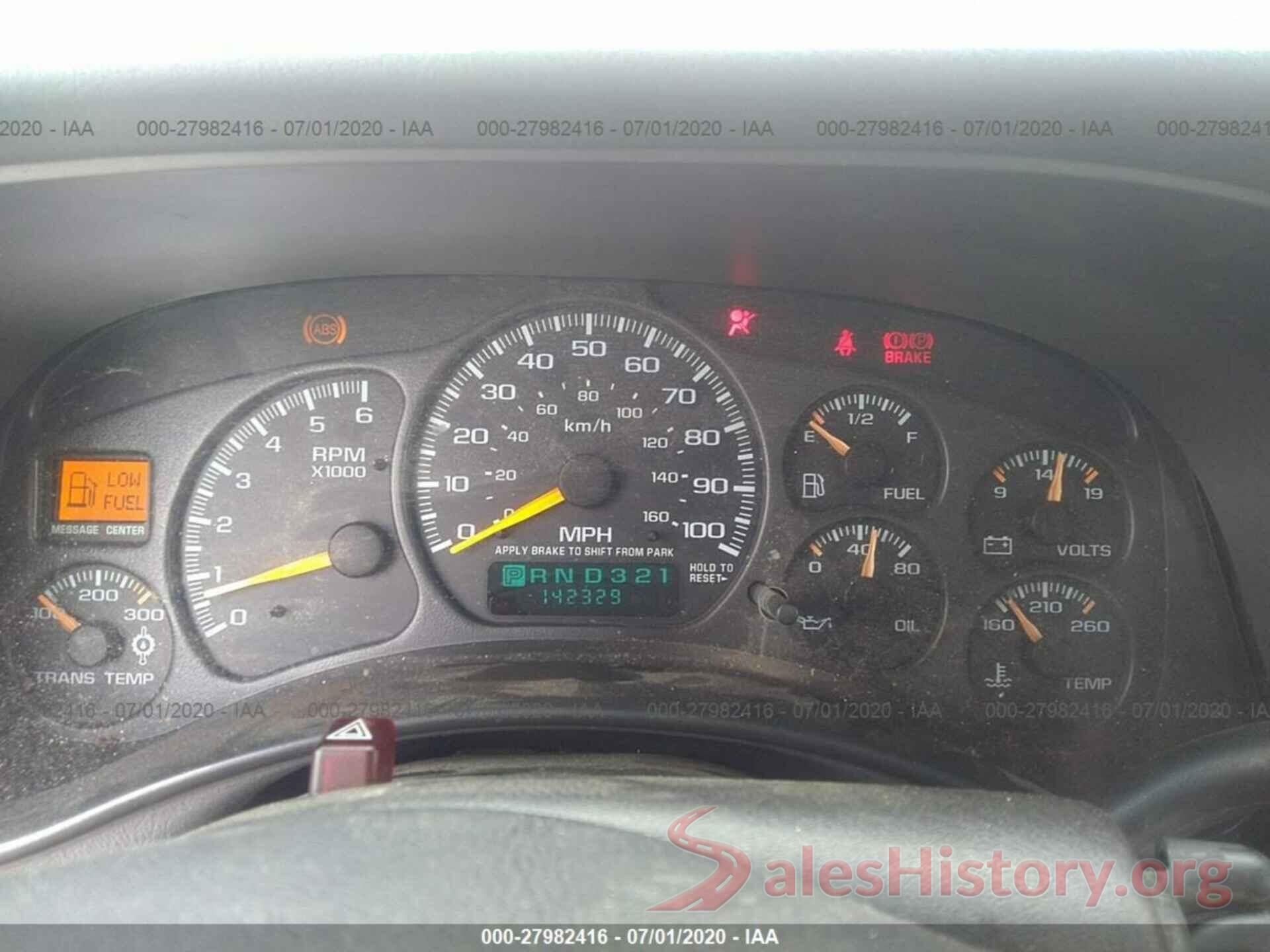 1GCGK29U9YZ120686 2000 CHEVROLET SILVERADO