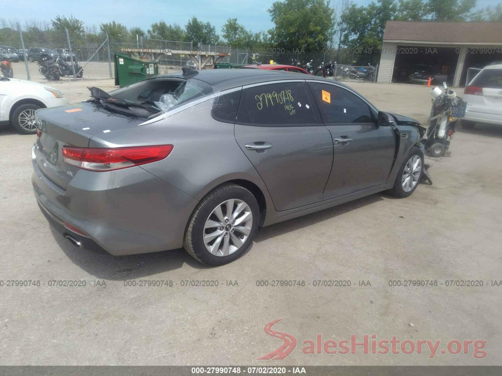 5XXGU4L31GG092048 2016 KIA Optima