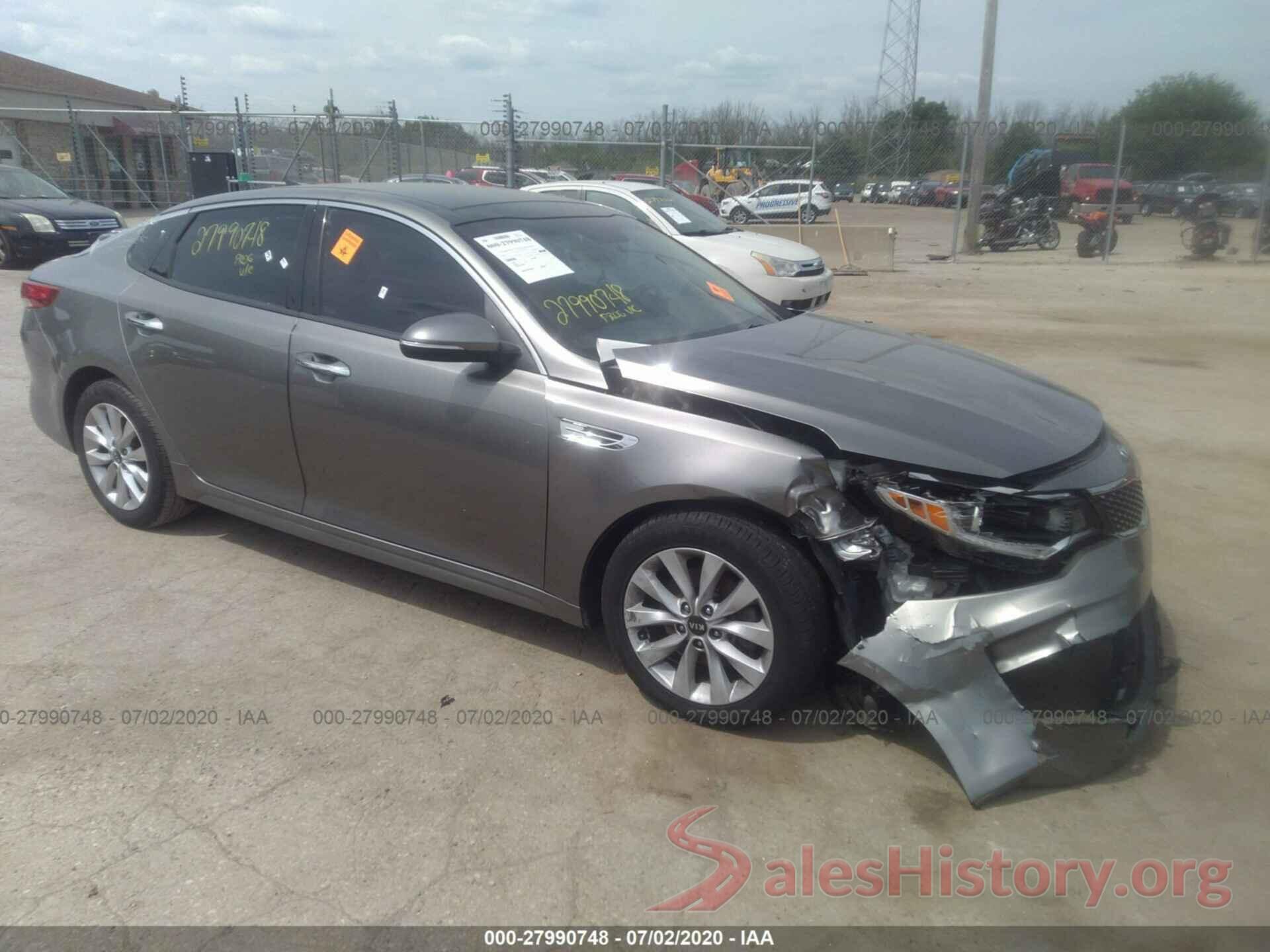 5XXGU4L31GG092048 2016 KIA Optima