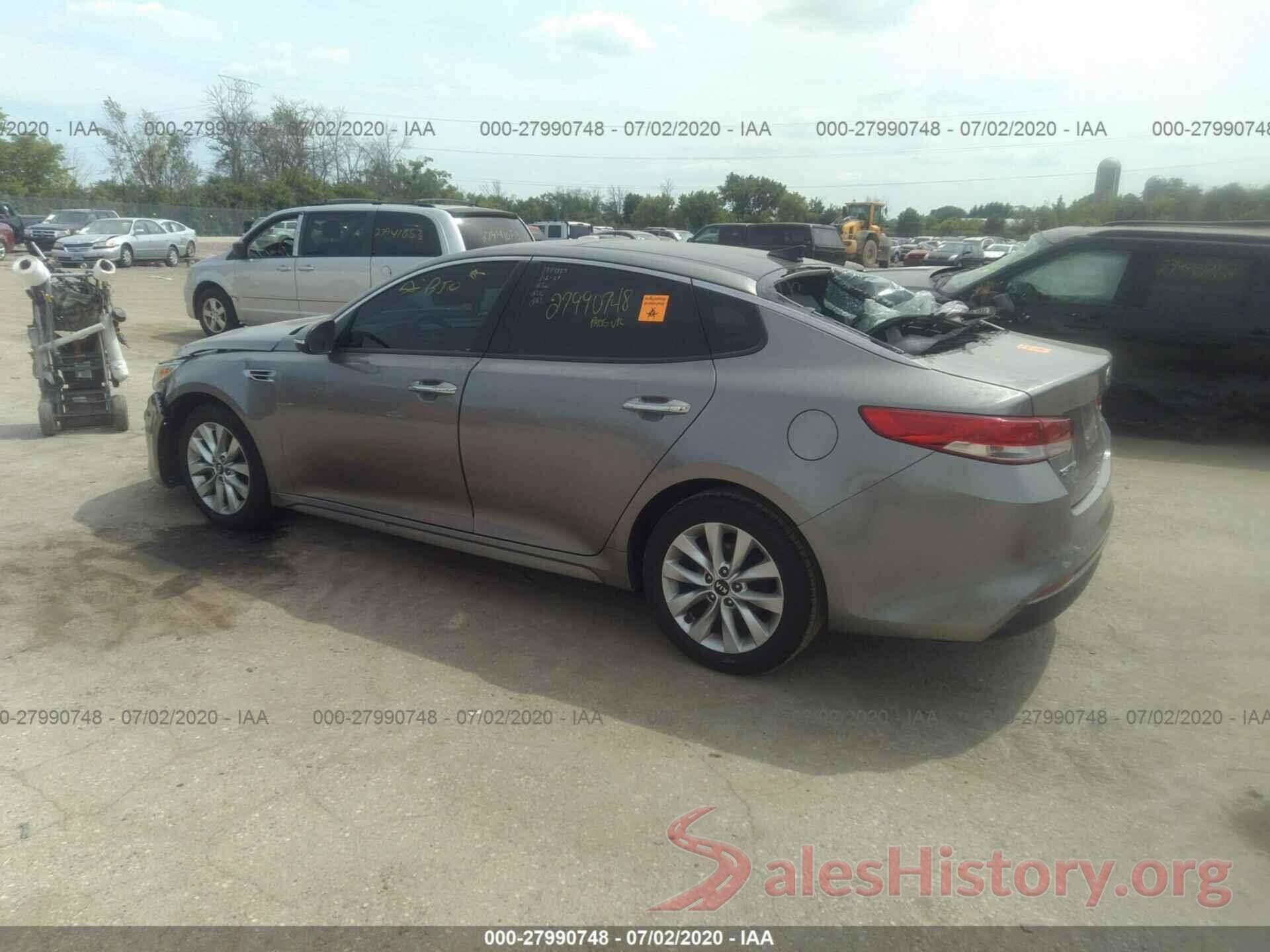 5XXGU4L31GG092048 2016 KIA Optima