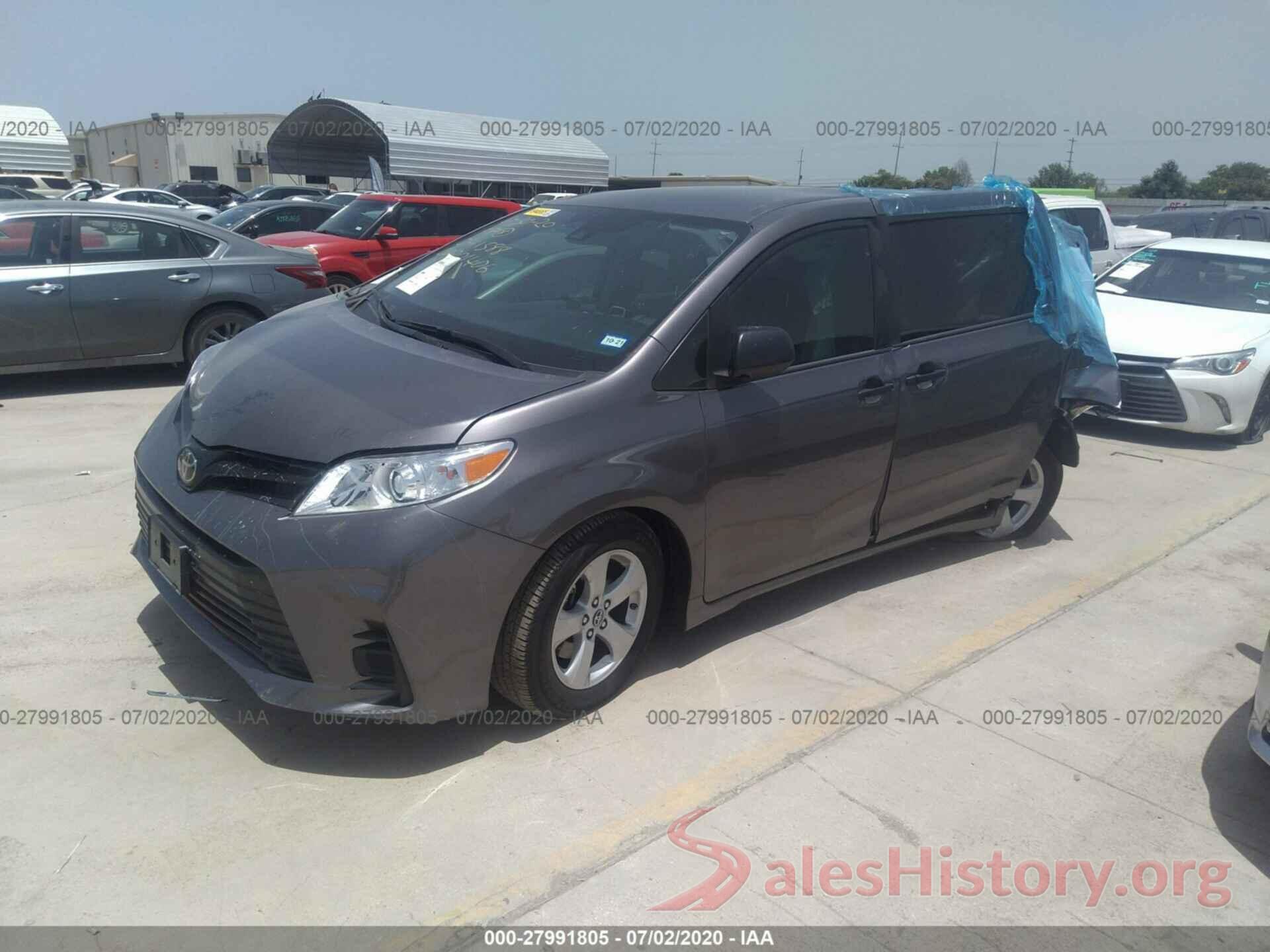 5TDZZ3DC4LS041588 2020 TOYOTA SIENNA