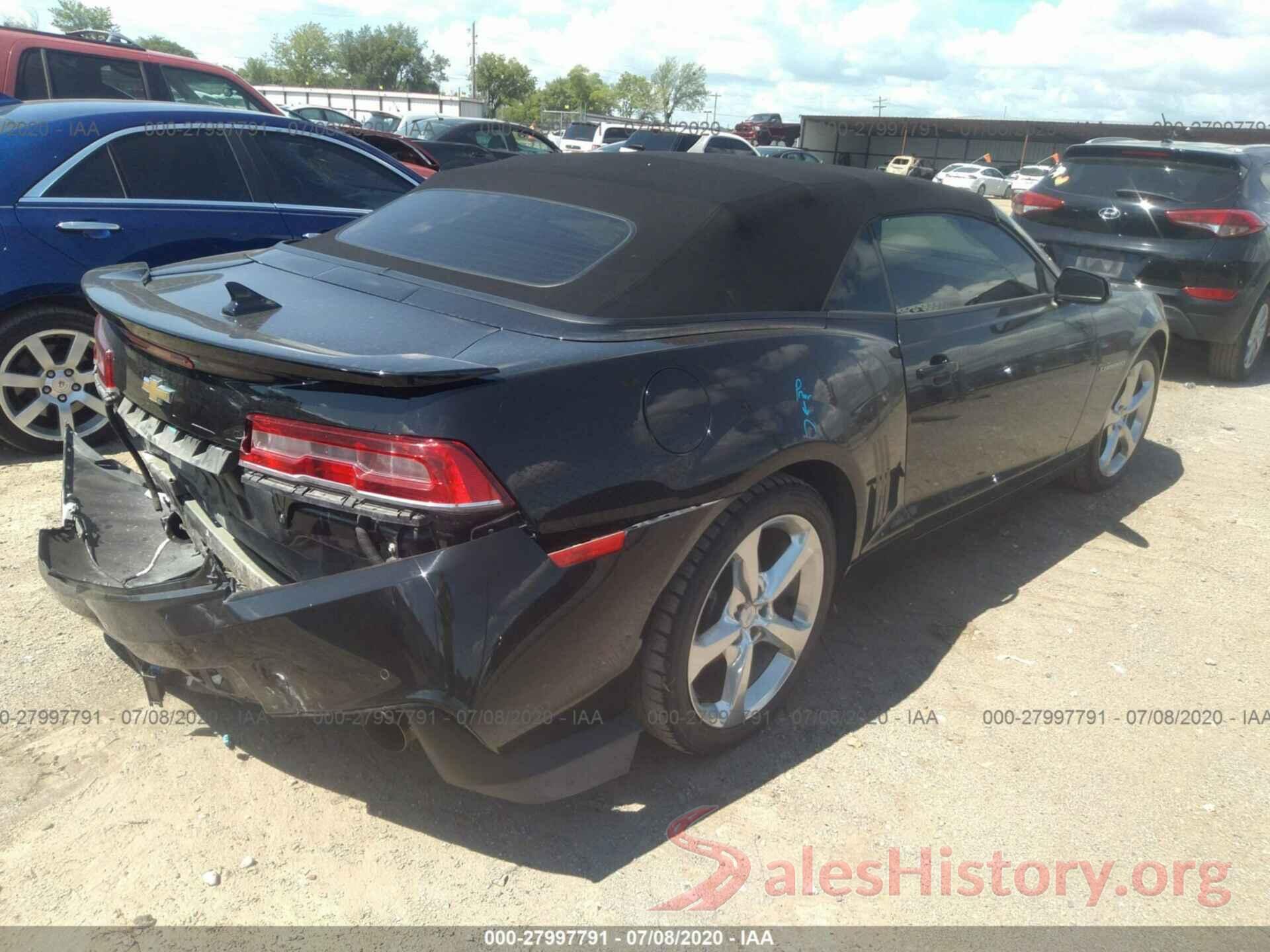 2G1FC3D38E9147776 2014 CHEVROLET CAMARO