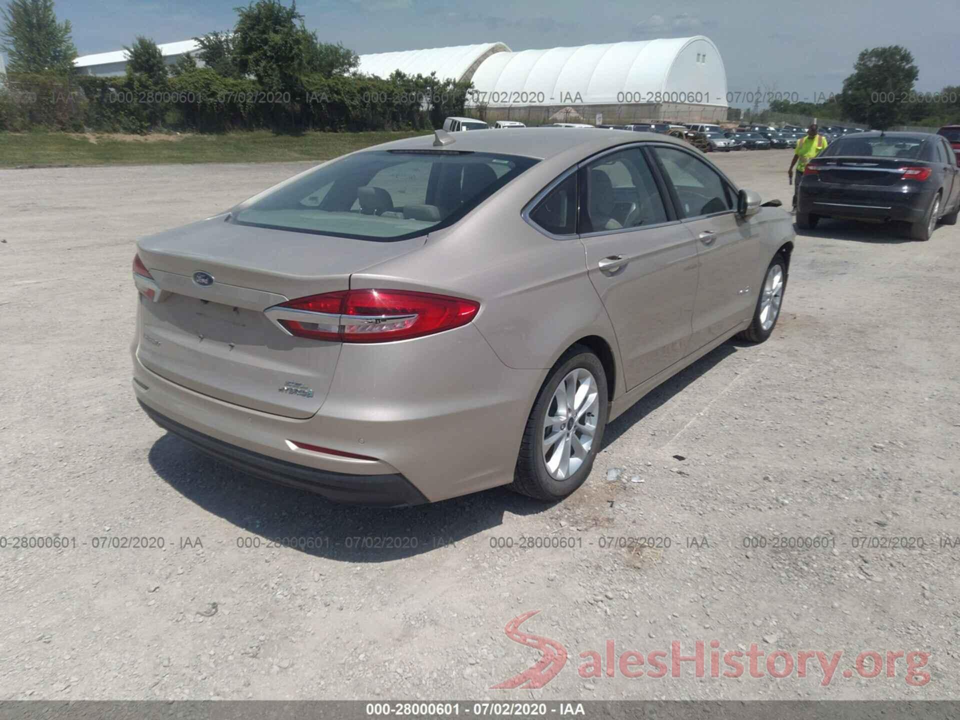 3FA6P0MU5KR233299 2019 FORD FUSION